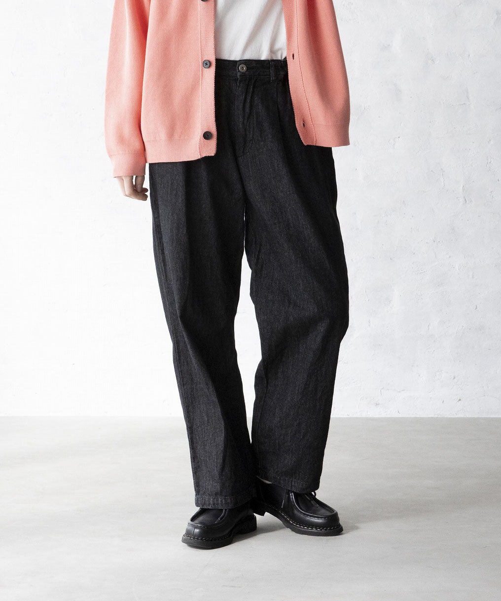 【環保材質】OG DENIM CREW PANTS 有機棉漂白牛仔布 全季材質【145-175cm】