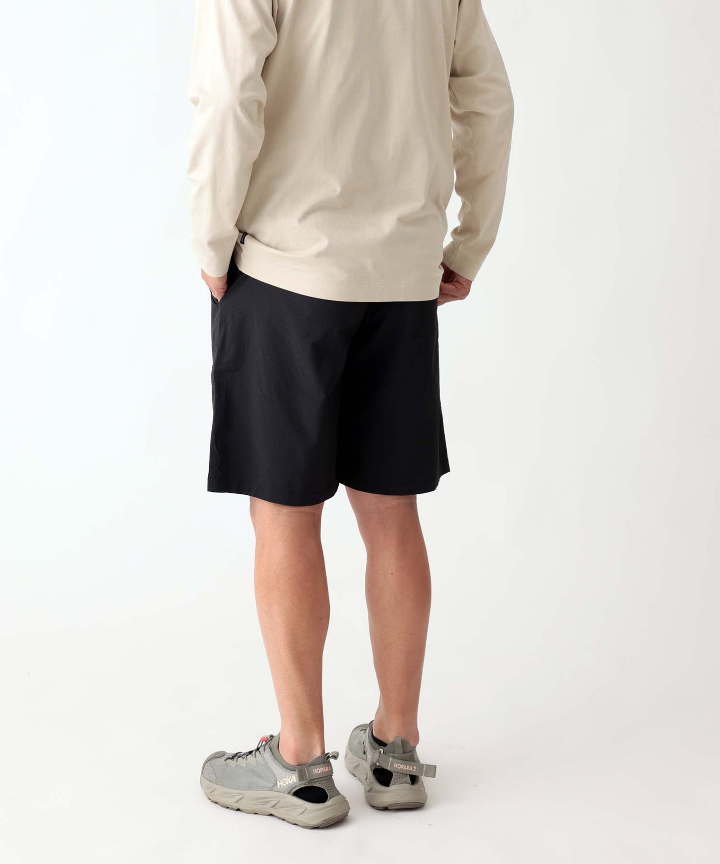 《環境配慮素材》GINGHAM SUCKER SHORTS ソロテックス 吸汗速乾 セットアップ対応