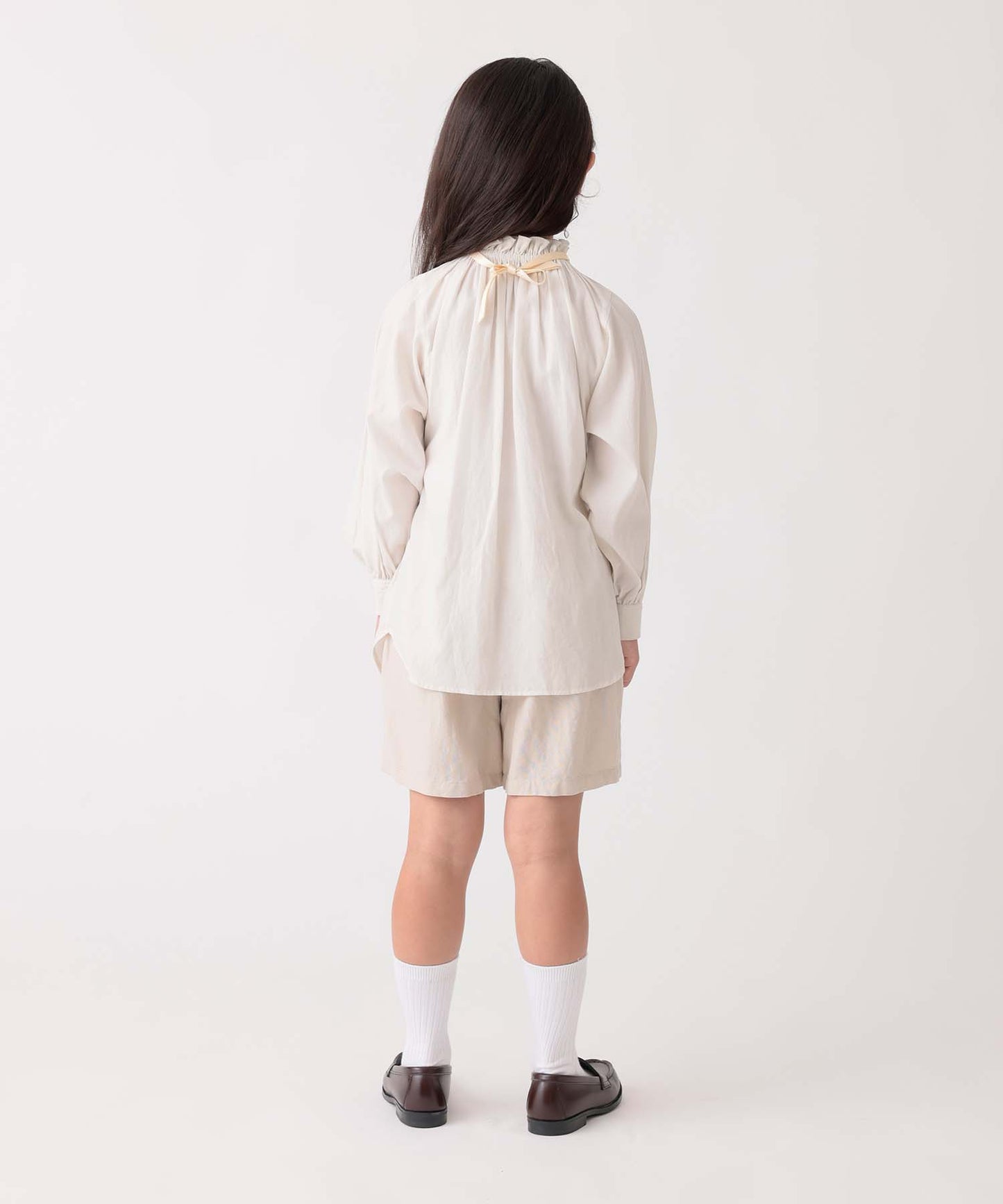 《環保材質》2WAY 褶邊襯衫 正裝,上下皆可【100-145cm】