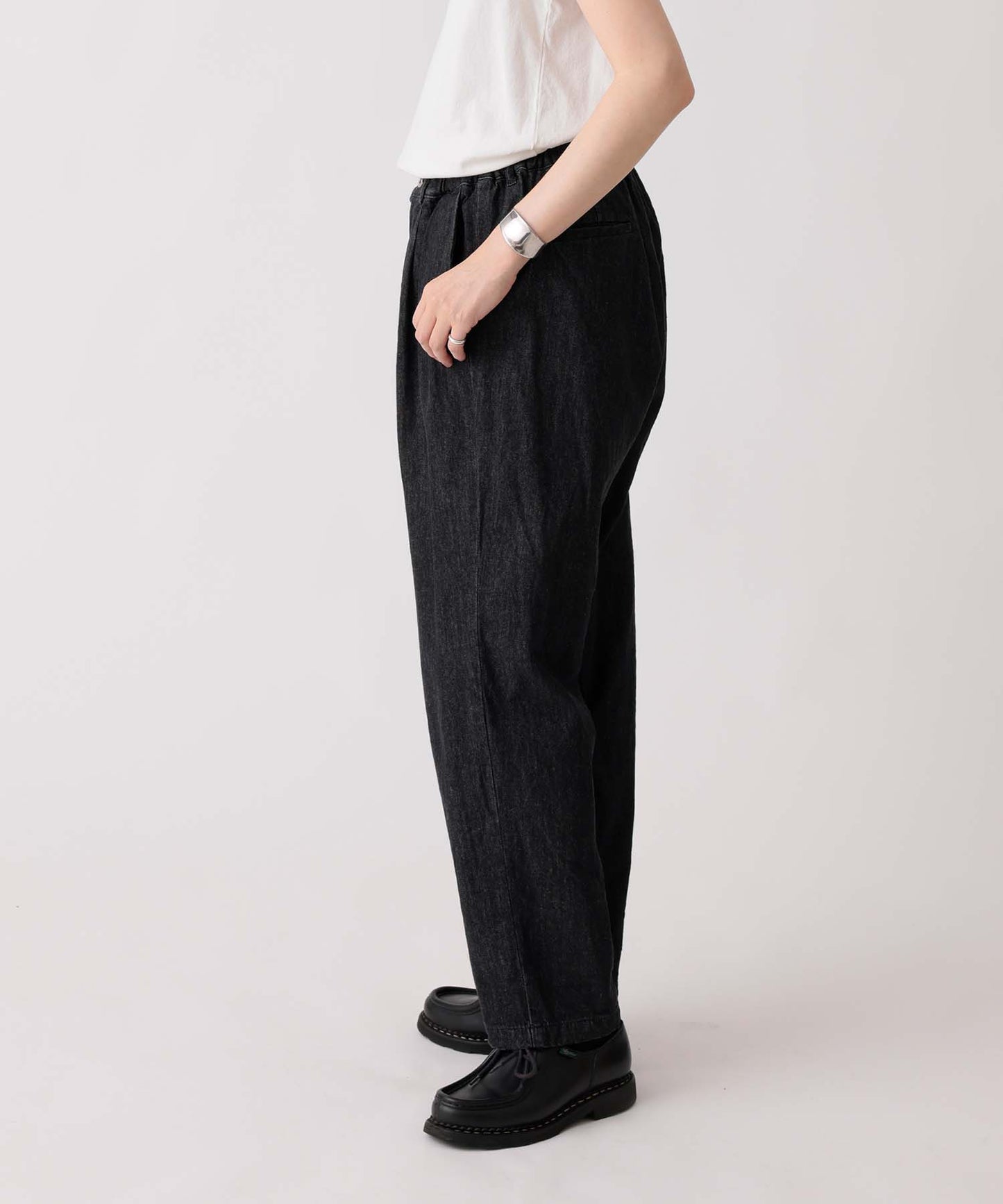 【環保材質】OG DENIM CREW PANTS 有機棉漂白牛仔布 全季材質【145-175cm】