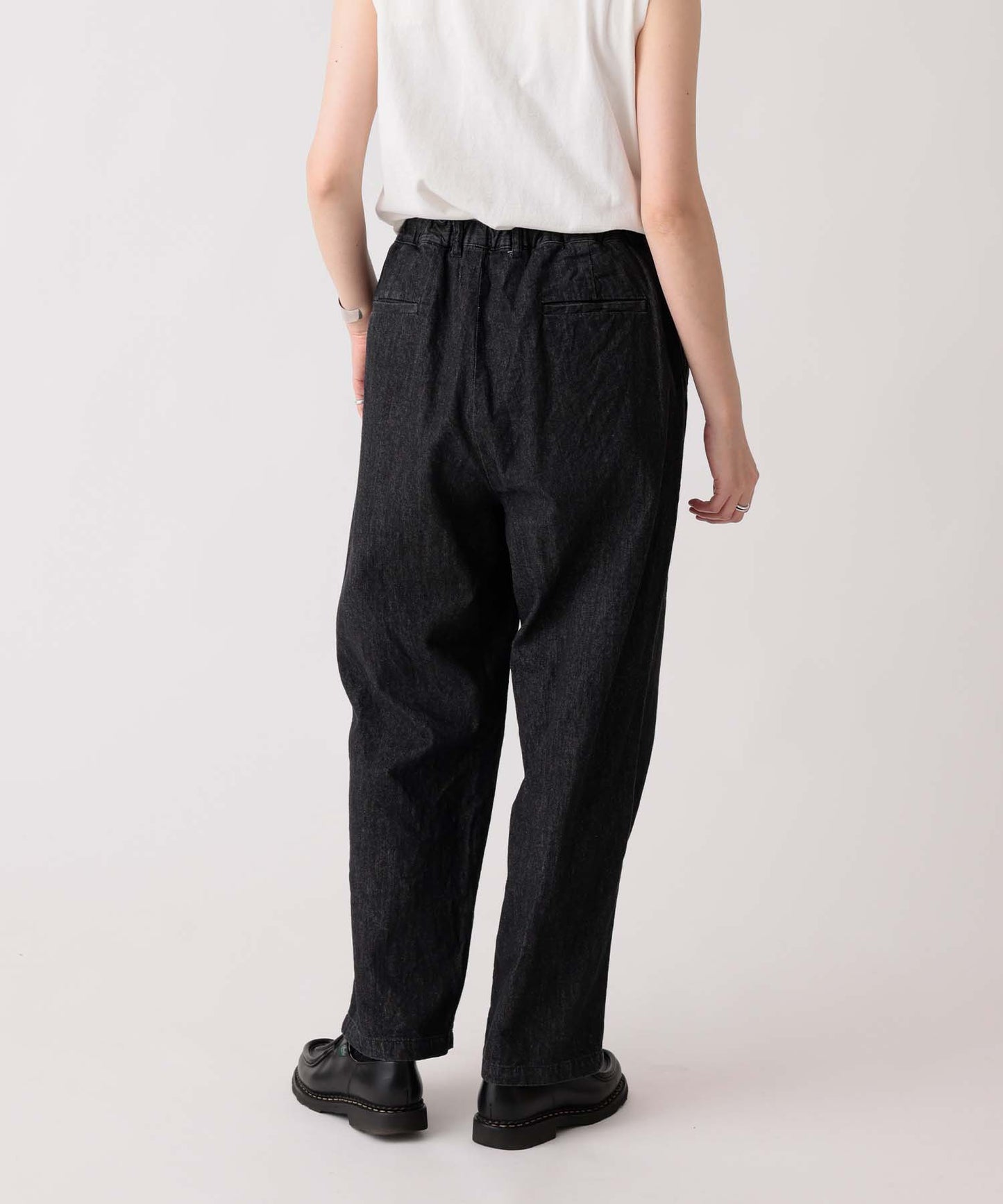 【環保材質】OG DENIM CREW PANTS 有機棉漂白牛仔布 全季材質【145-175cm】