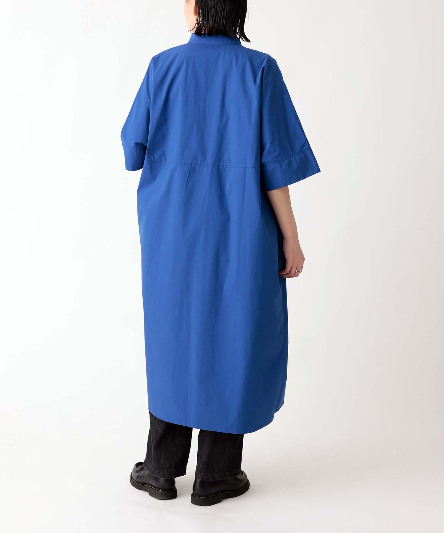 BAND COLLAR H/S SHIRT シェアシャツ 親子兼用