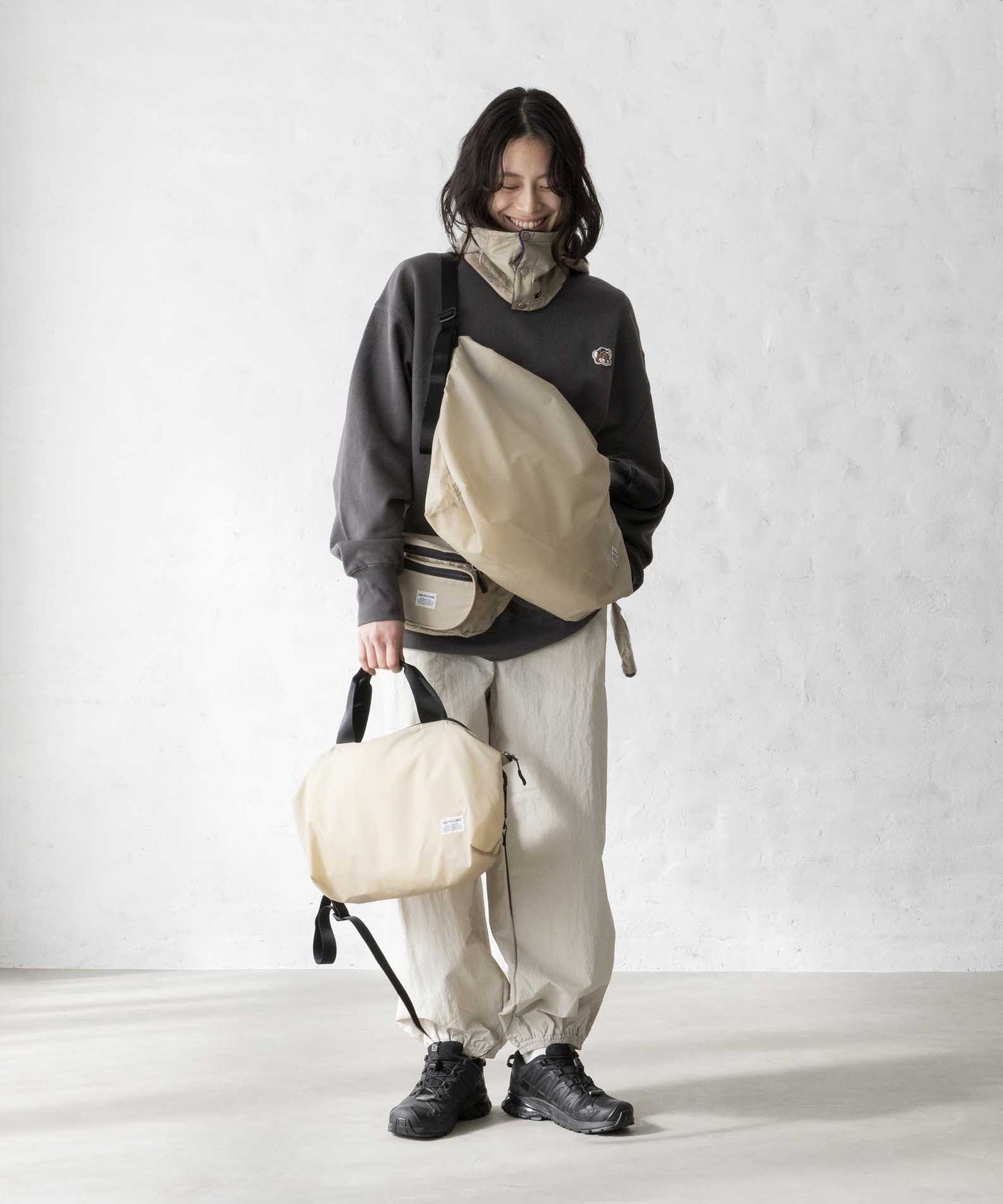 Re: NYLON MINI POUCH 弱撥水 軽量 リサイクルナイロン
