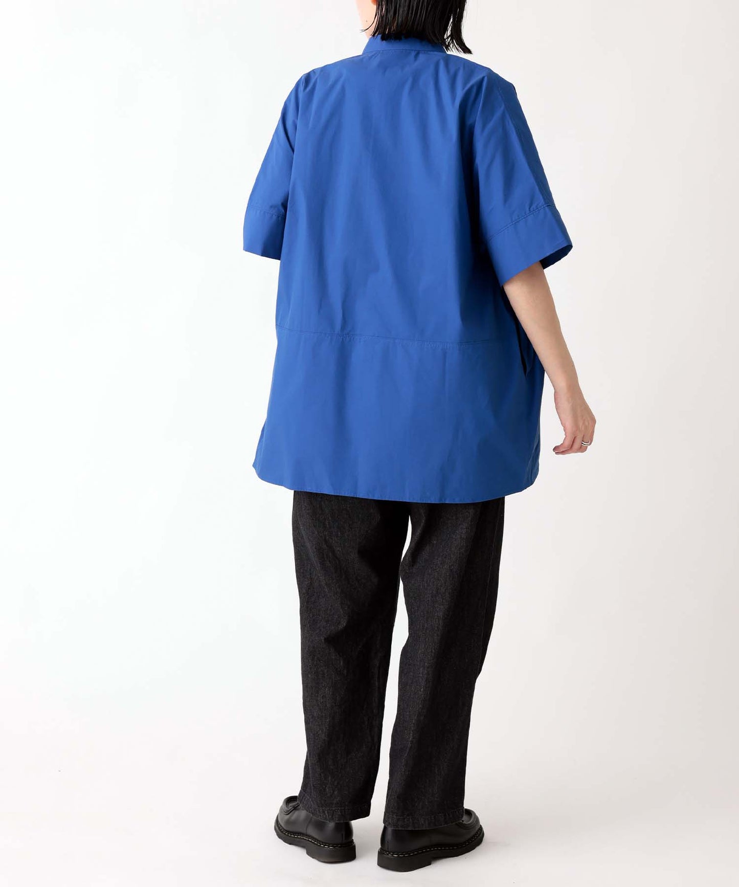 BAND COLLAR H/S SHIRT シェアシャツ 親子兼用