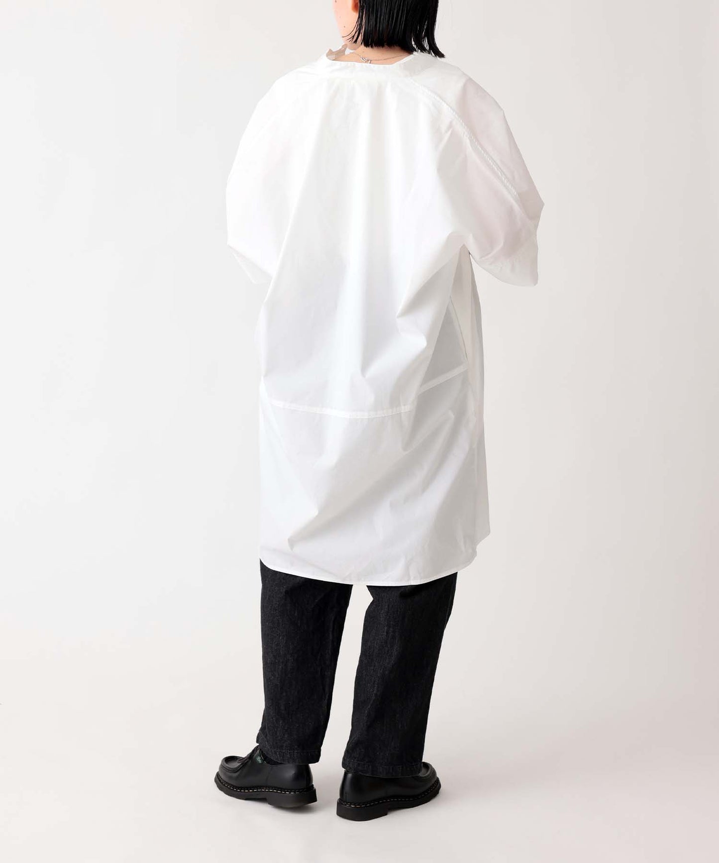 BAND COLLAR H/S SHIRT シェアシャツ 親子兼用