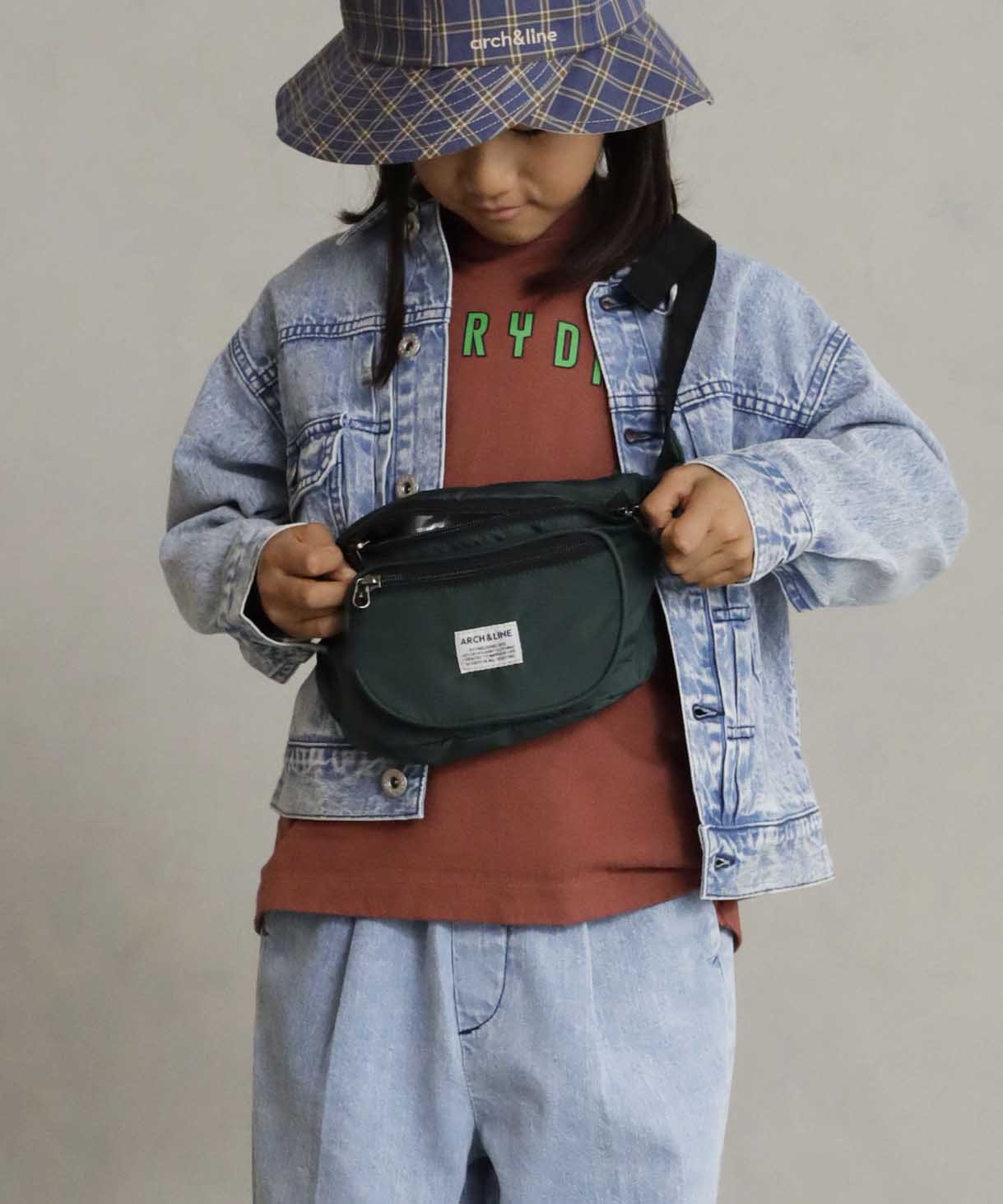 Re: NYLON WAIST BAG 弱撥水 軽量 リサイクルナイロン 親子兼用