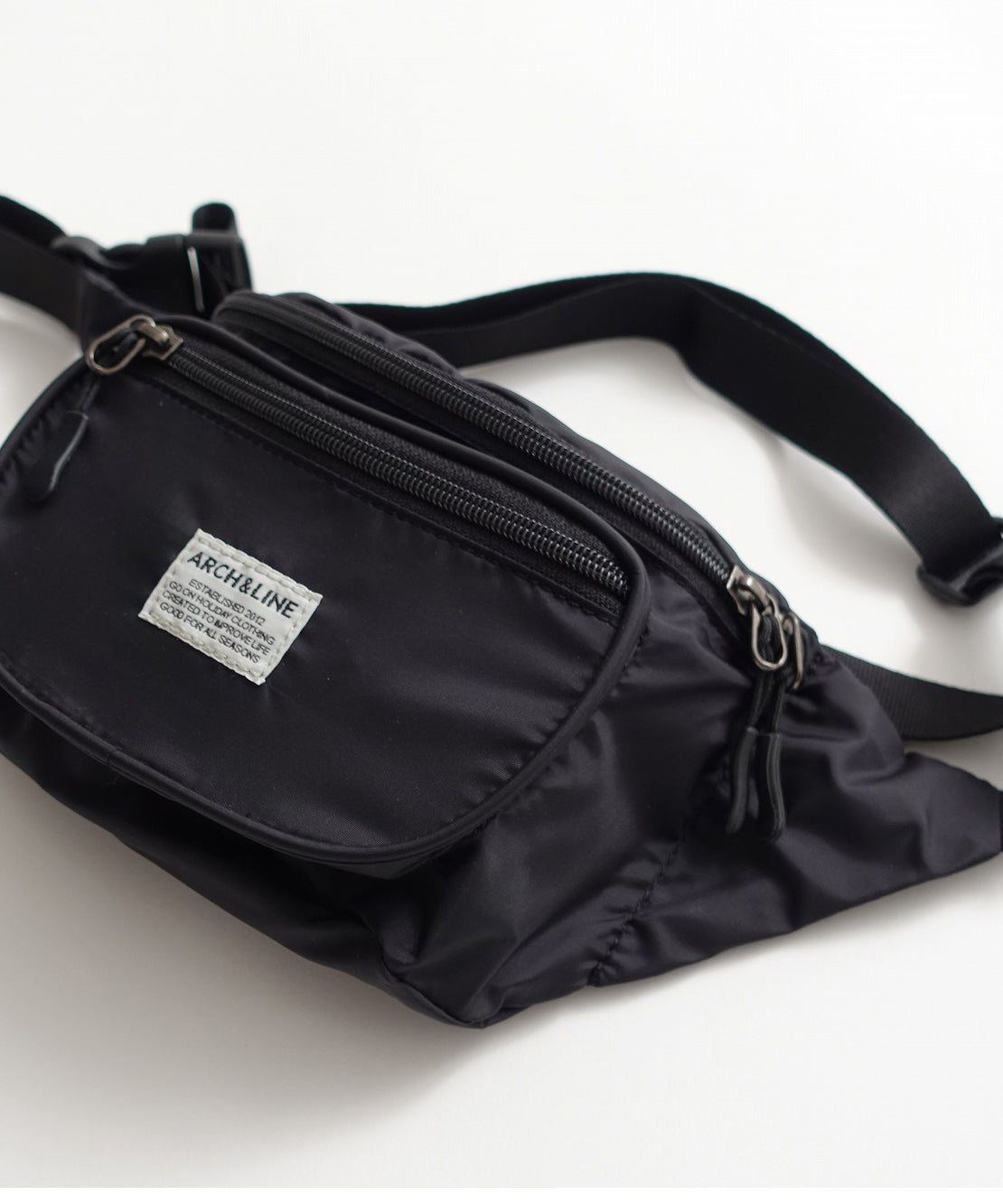 Re: NYLON WAIST BAG 弱撥水 軽量 リサイクルナイロン 親子兼用