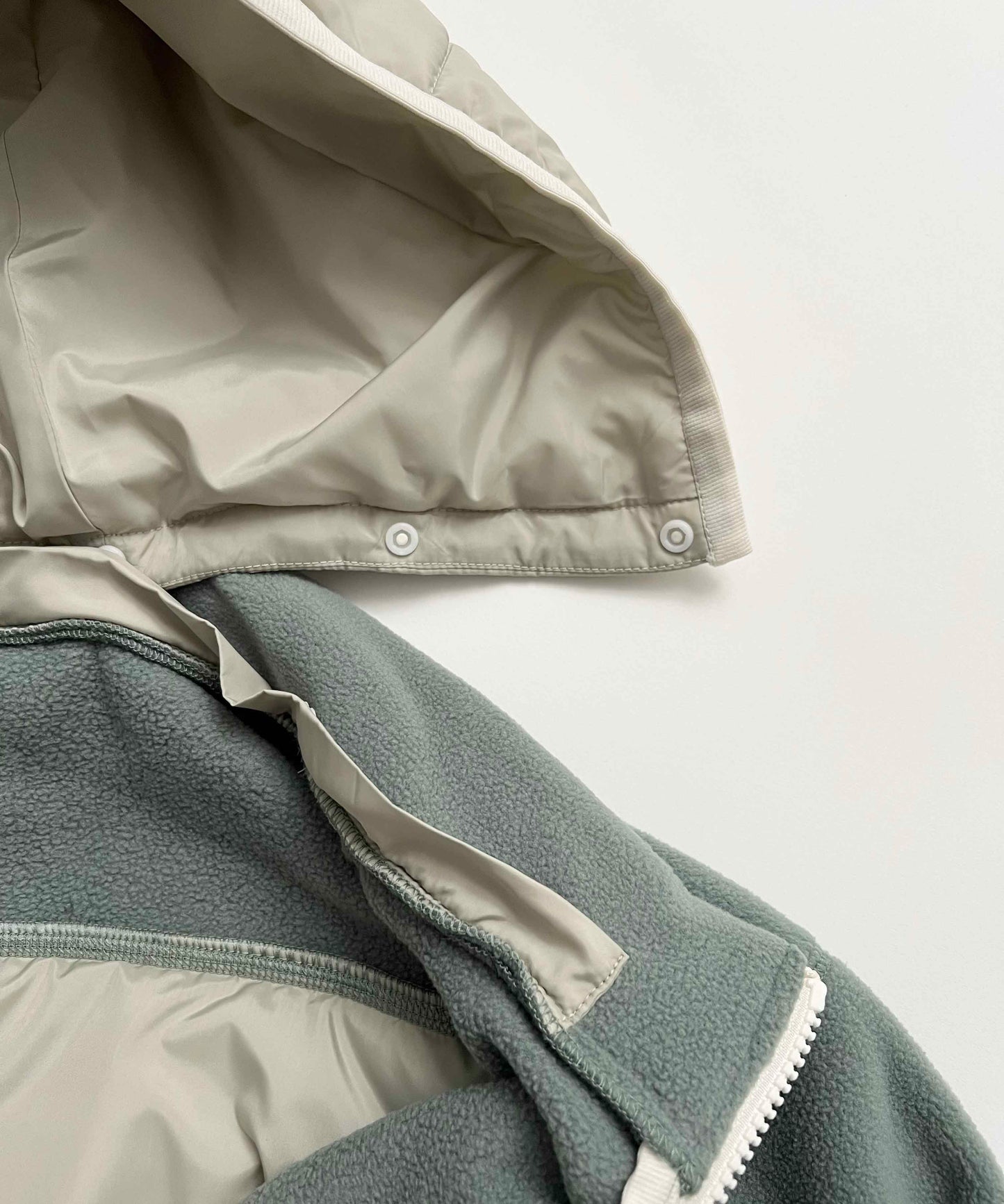 Re: FLEECE SKIER PARKA リサイクルポリエステル 2WAY 中綿