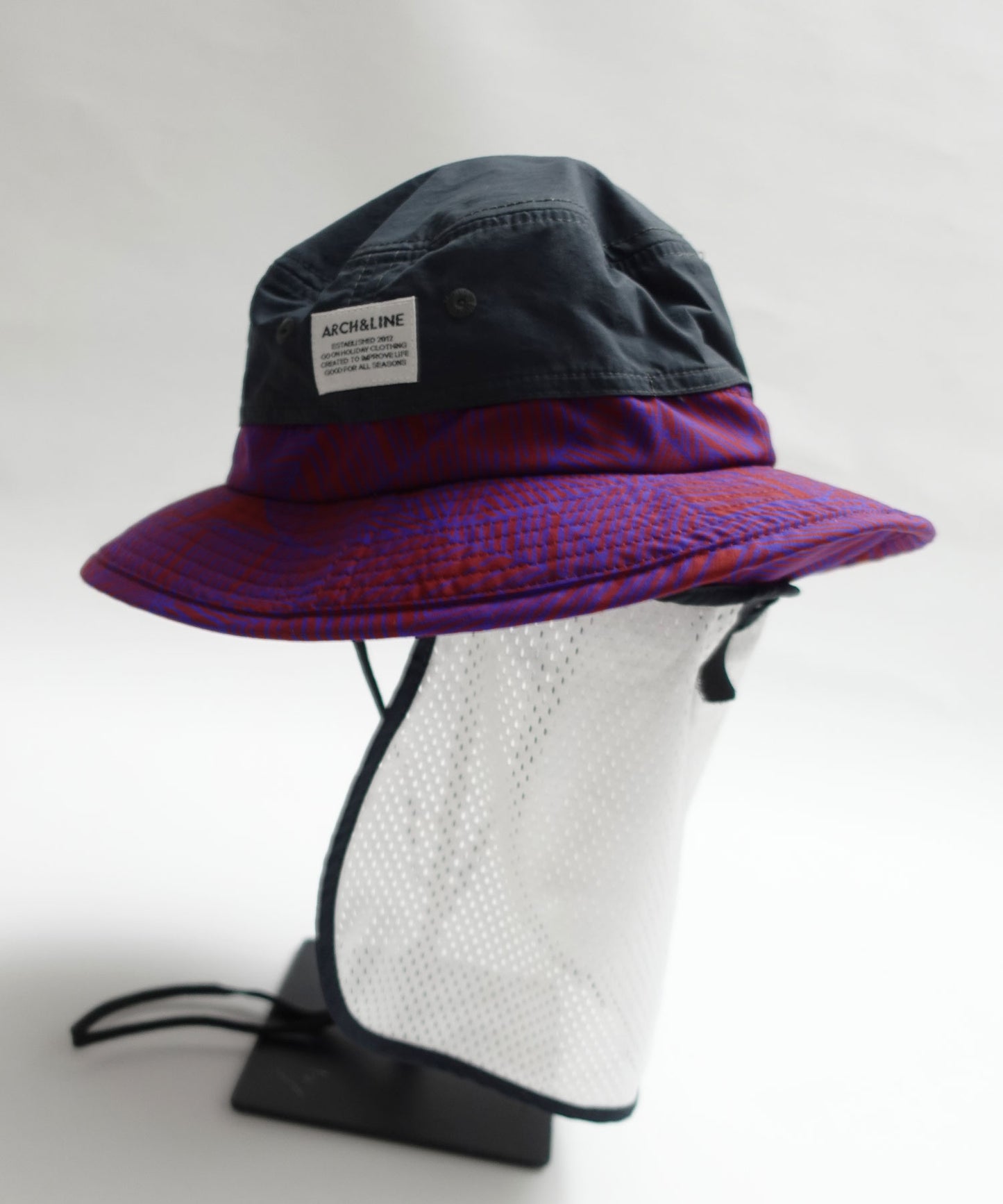 《環境配慮素材》UV CUT CRAZY HAT UVカット 撥水 透湿 接触冷感