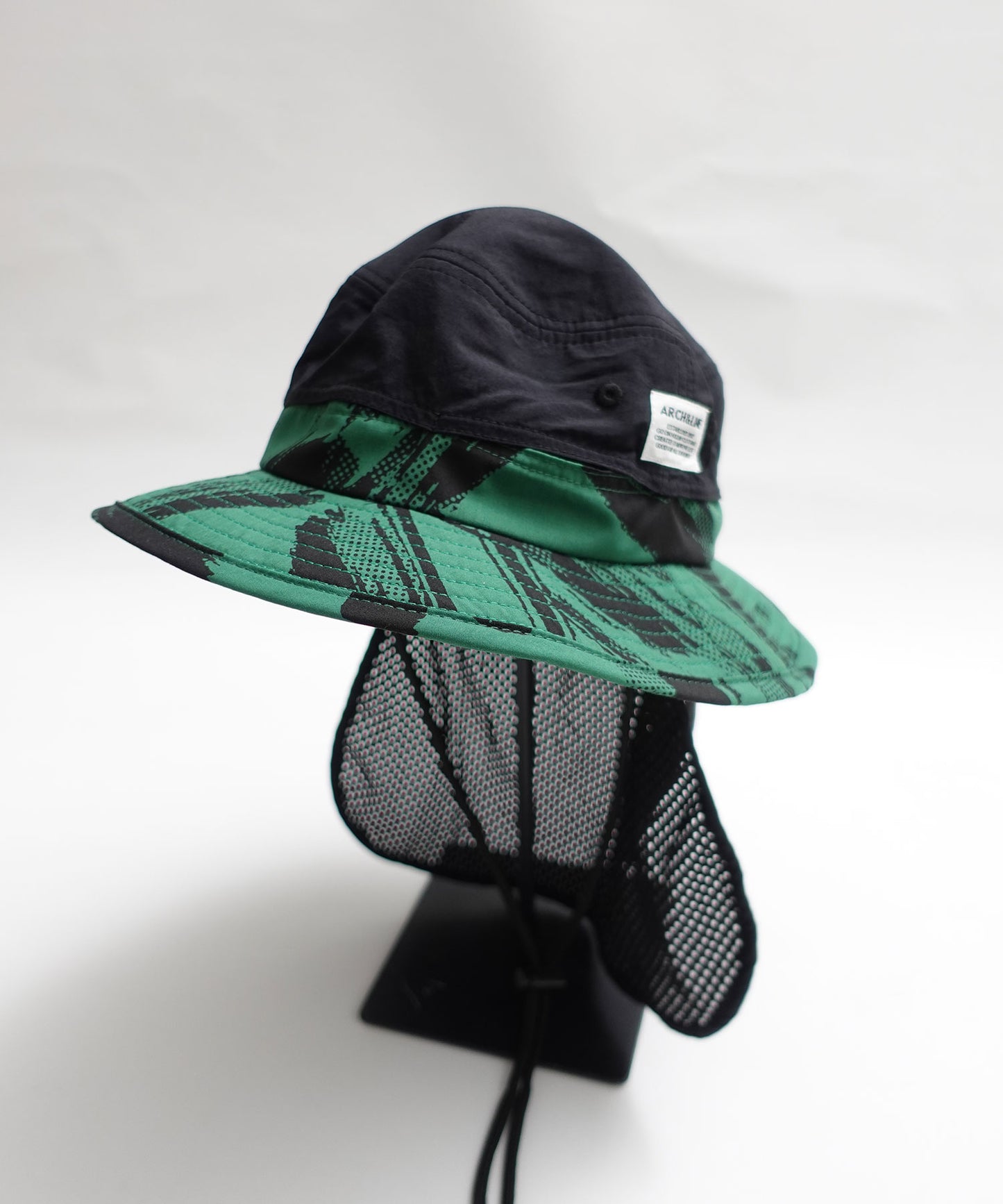 《環境配慮素材》UV CUT CRAZY HAT UVカット 撥水 透湿 接触冷感