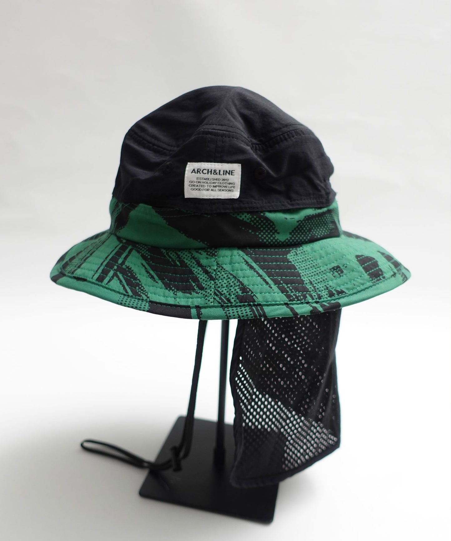 《環境配慮素材》UV CUT CRAZY HAT UVカット 撥水 透湿 接触冷感