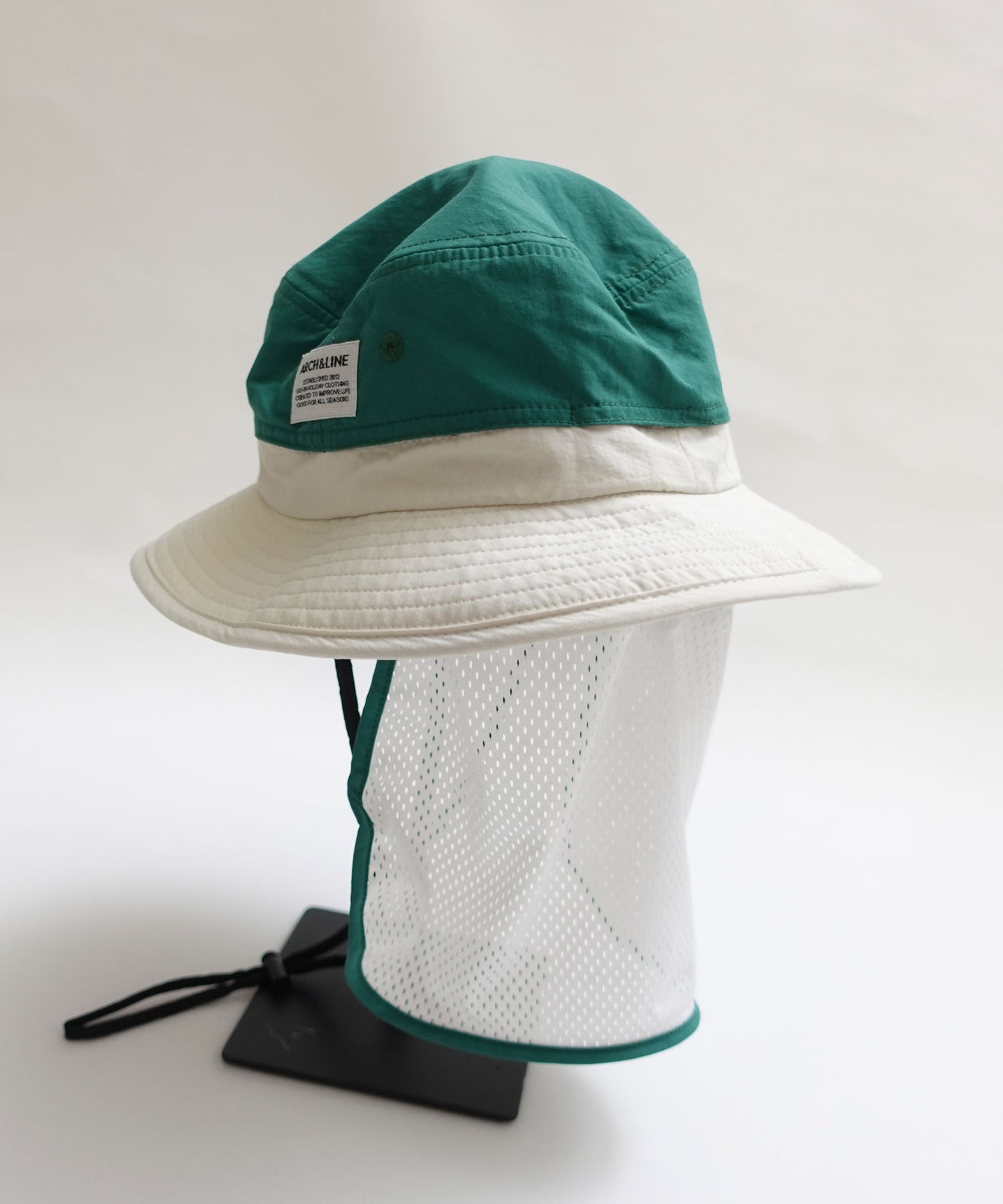 《環境配慮素材》UV CUT CRAZY HAT UVカット 撥水 透湿 接触冷感