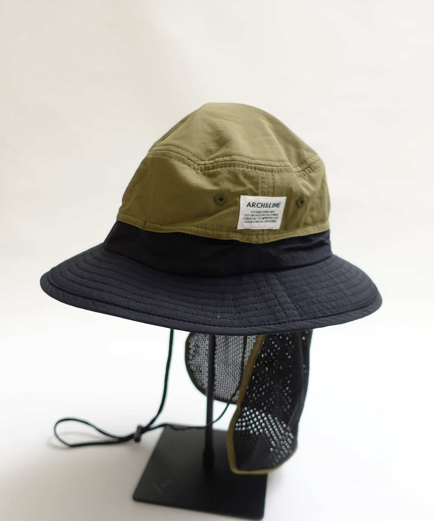 《環境配慮素材》UV CUT CRAZY HAT UVカット 撥水 透湿 接触冷感
