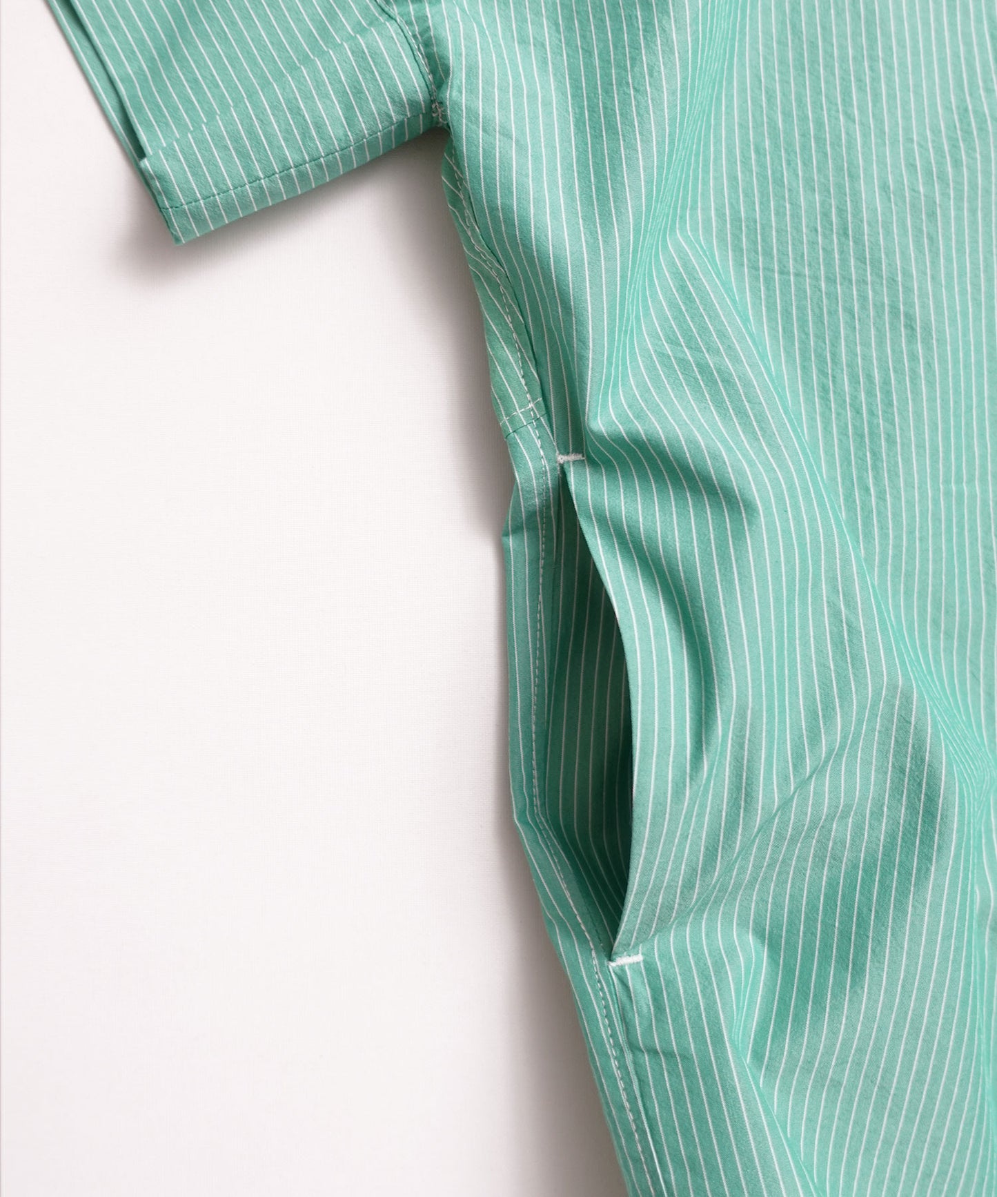 《環境配慮素材》STRIPE SHARE SHIRT  親子シェア セットアップ対応可