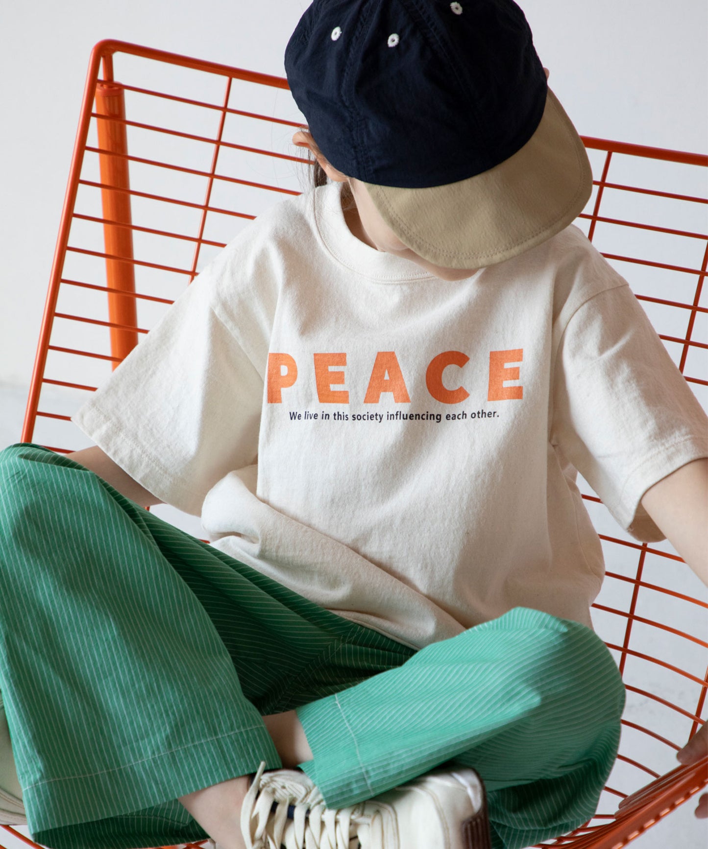 《環境配慮素材》USA CO PEACE TEE PG BIO