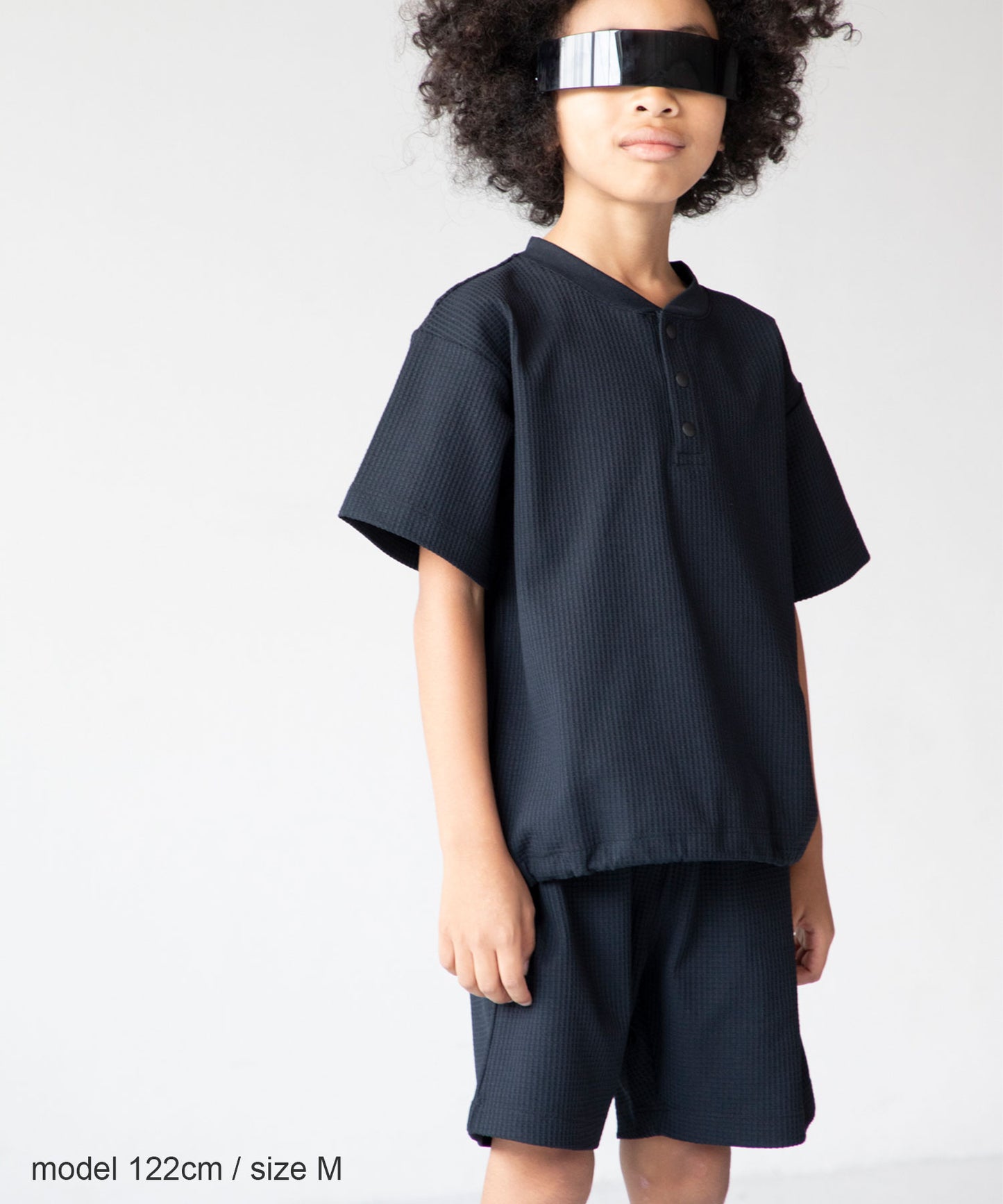 UV CUT WAFFLE TEE  UVカット セットアップ対応可