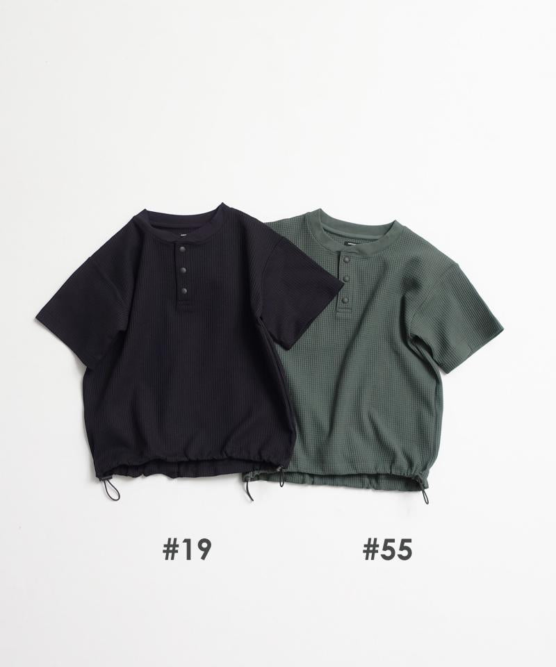 UV CUT WAFFLE TEE UVカット セットアップ対応可