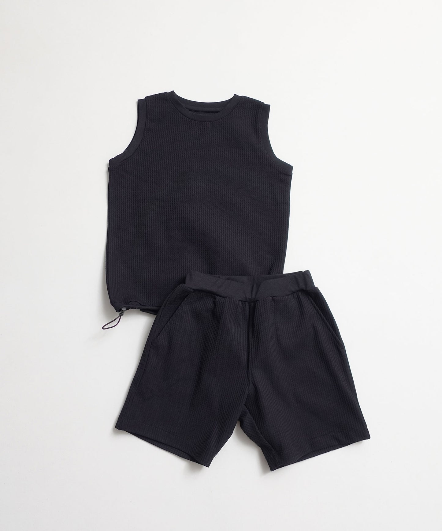 UV CUT WAFFLE TANK TOP UVカット セットアップ対応可