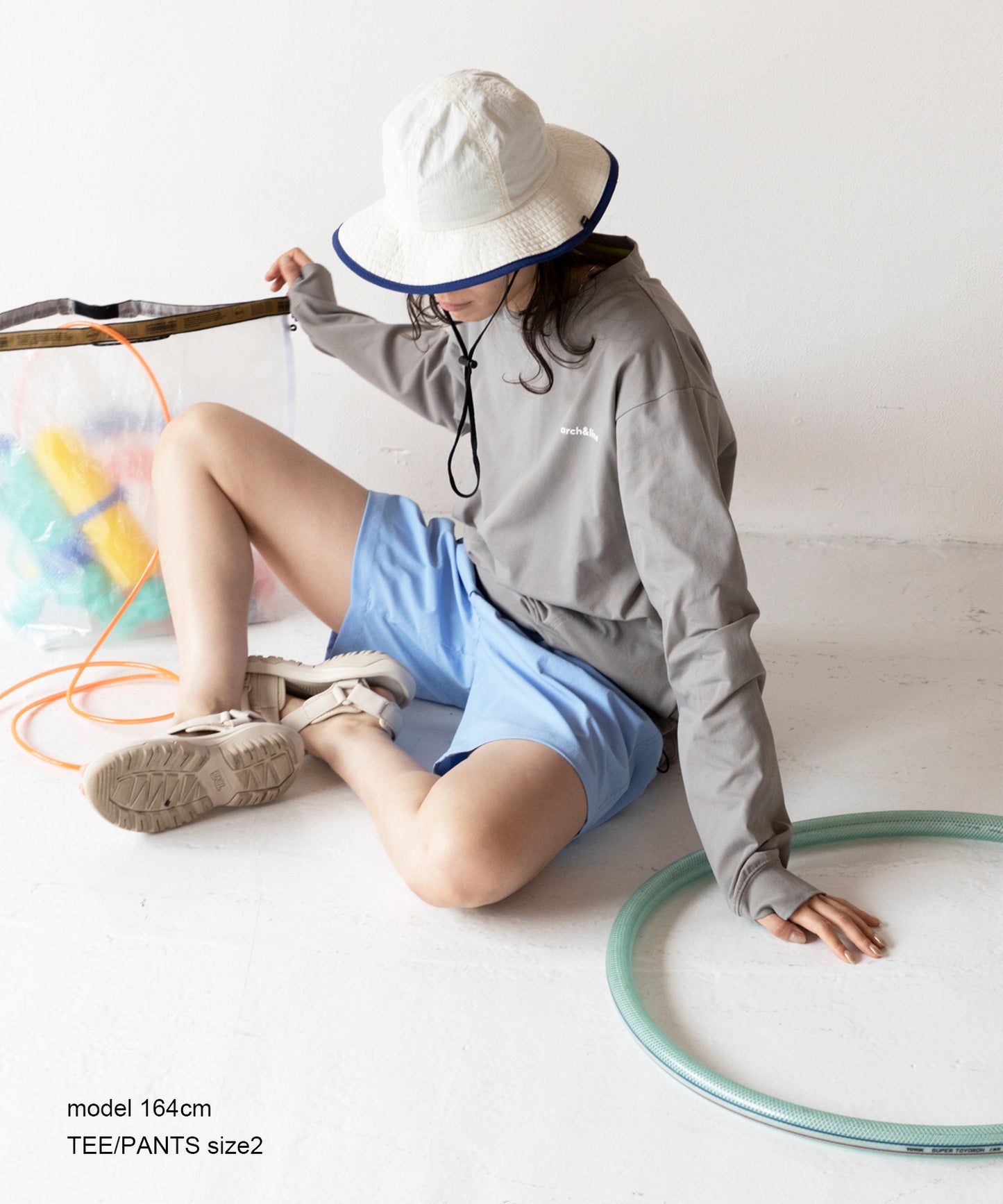 UV CUT AIR FLEX L/S TEE UVカット セットアップ対応可