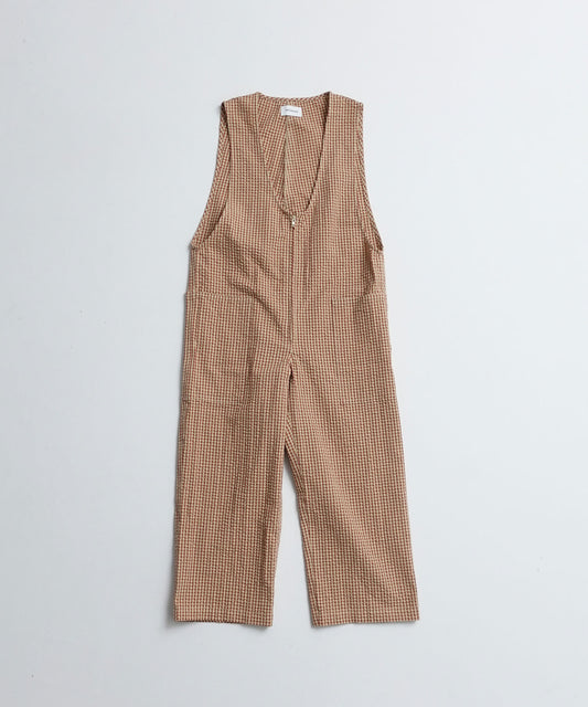 《環境配慮素材》OG SUCKER SALOPETTE オーガニックコットン