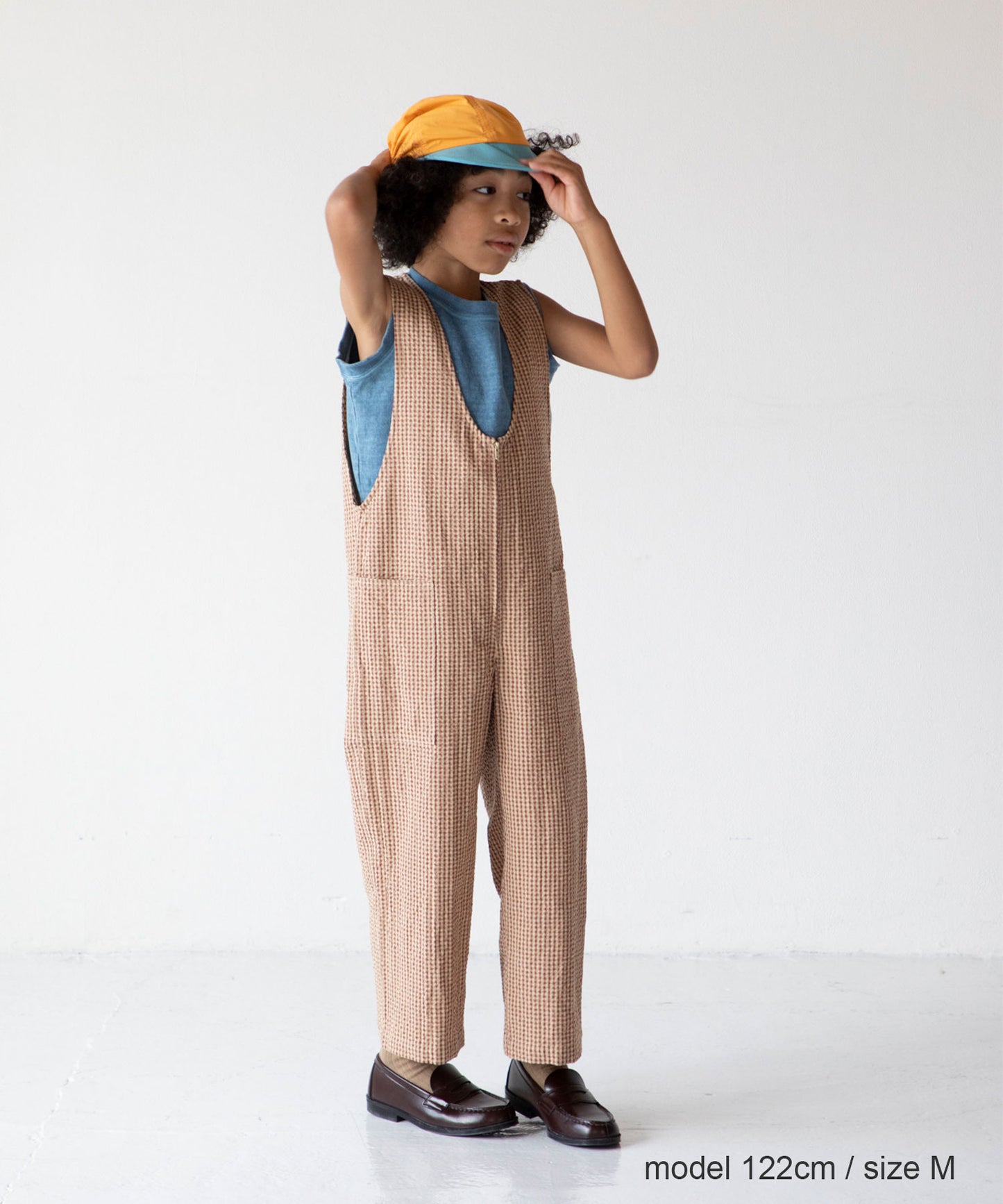 《環境配慮素材》OG SUCKER SALOPETTE オーガニックコットン