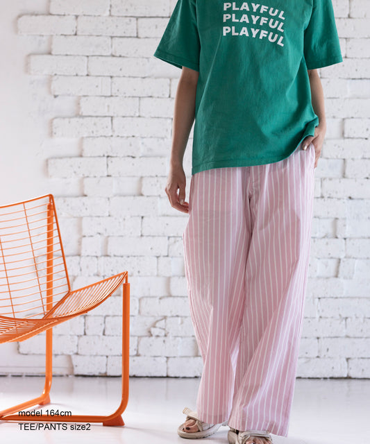 《環境配慮素材》STRIPE PANTS
