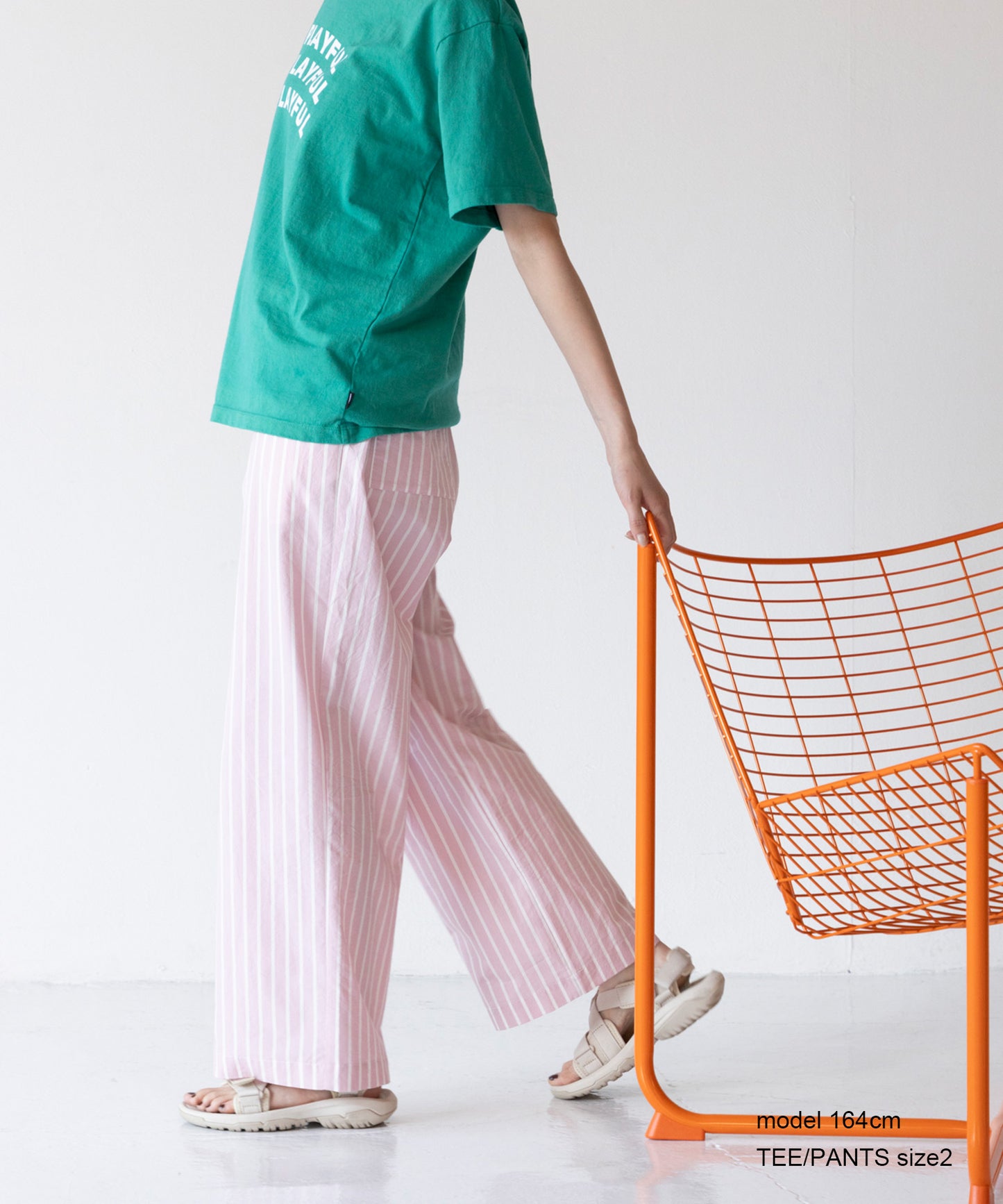 《環境配慮素材》STRIPE PANTS