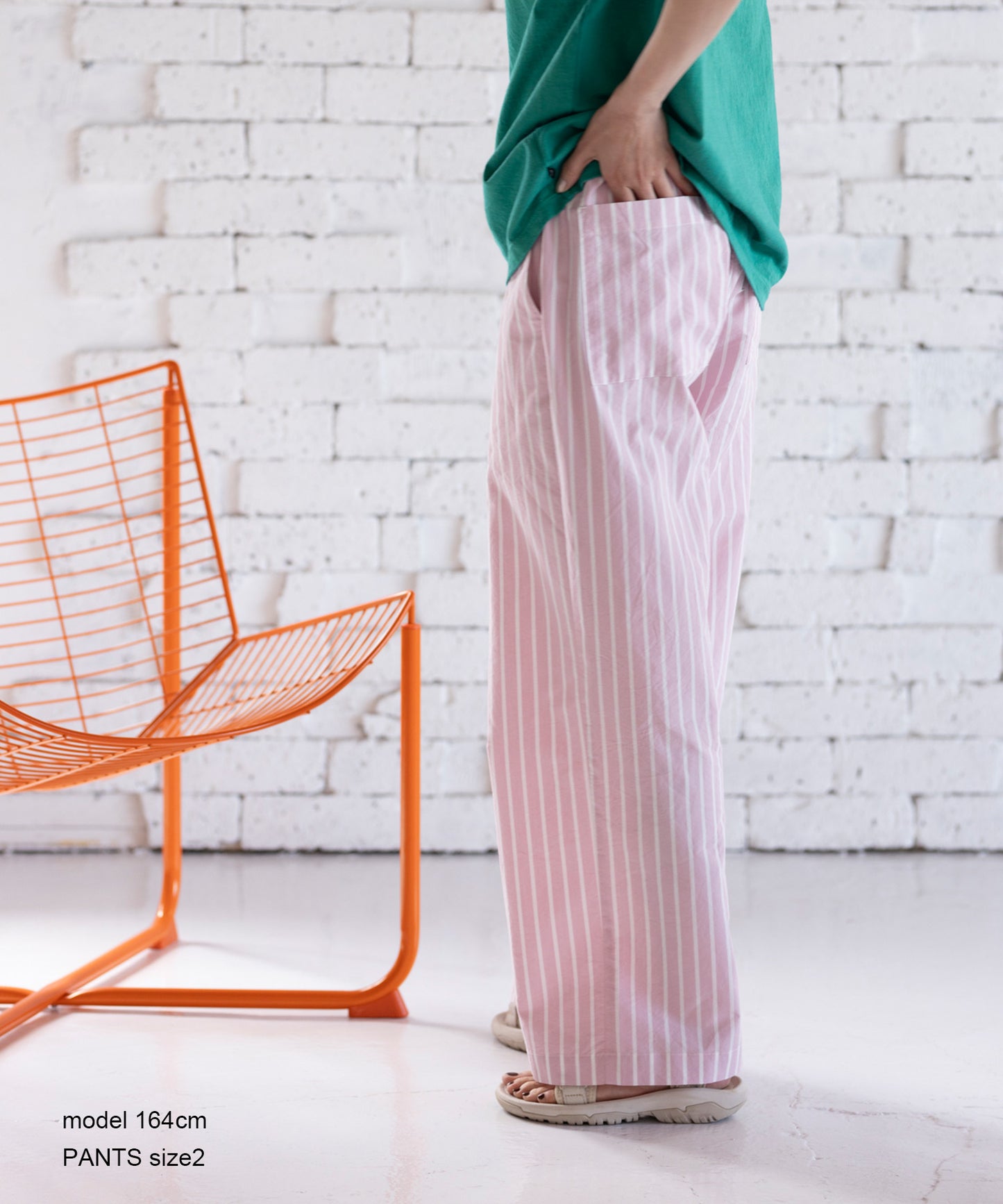 《環境配慮素材》STRIPE PANTS