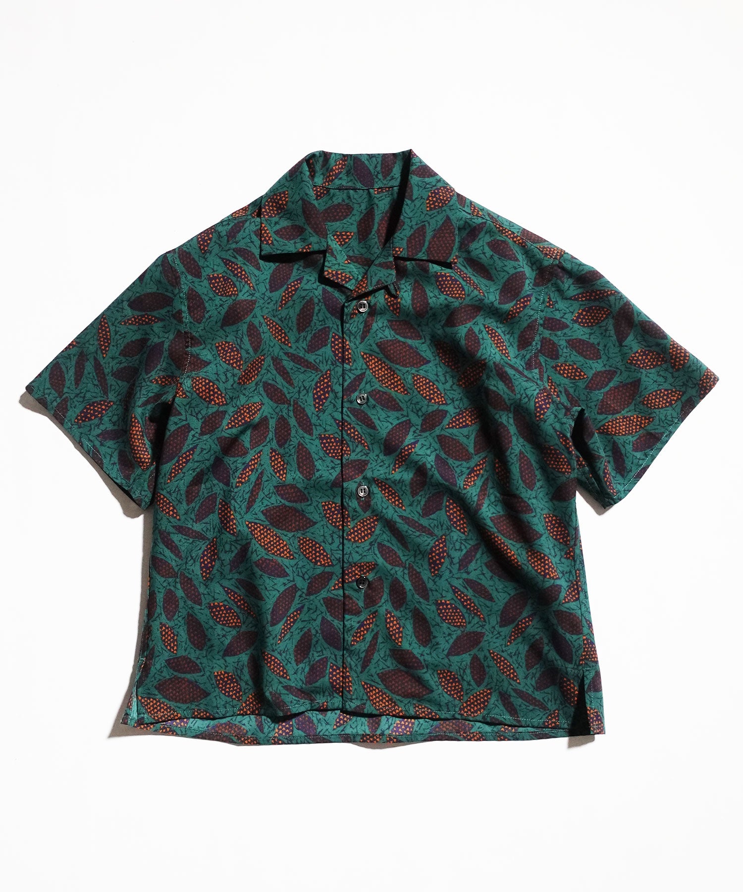 JEANS 90s希少ボタニカル柄 半袖 オープンカラーシャツ ヴィンテージライク ボタニカル柄 半袖オープンカラーシャツ – ArrrT