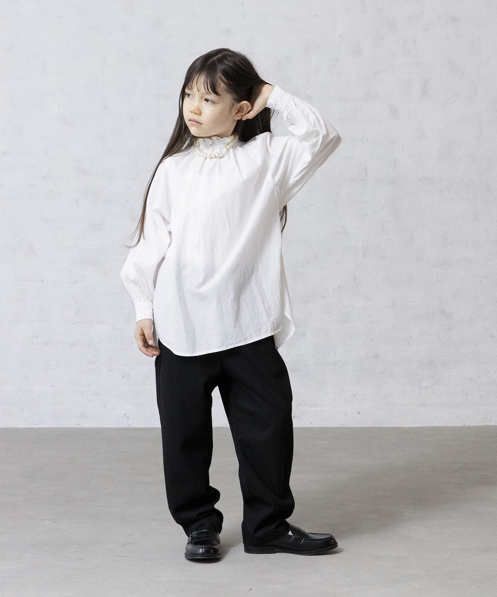 《環保材質》2WAY 褶邊襯衫 正裝,上下皆可【100-145cm】