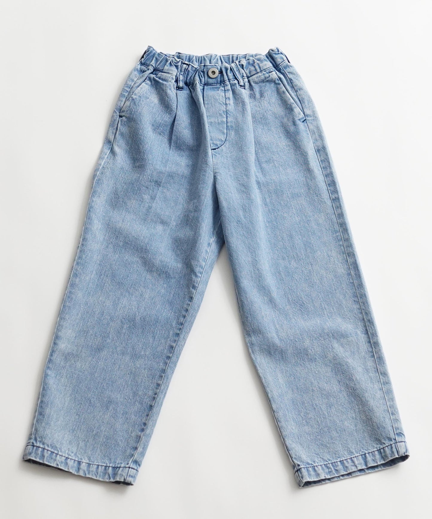【環保材質】OG DENIM CREW PANTS 有機棉漂白牛仔布 全季材質【145-175cm】