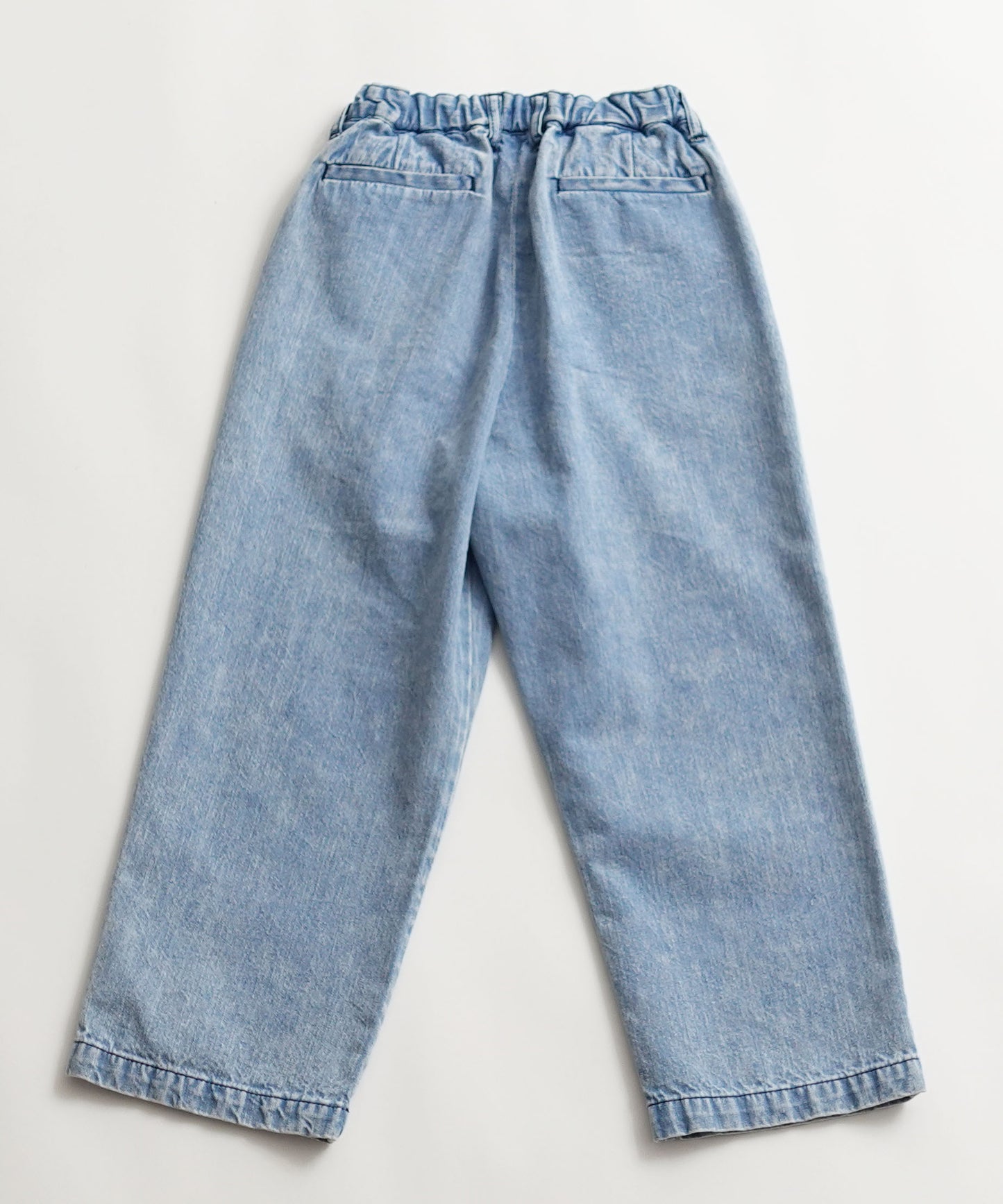 【環保材質】OG DENIM CREW PANTS 有機棉漂白牛仔布 全季材質【145-175cm】