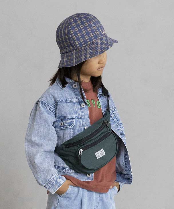 Re: NYLON WAIST BAG 弱撥水 軽量 リサイクルナイロン 親子兼用