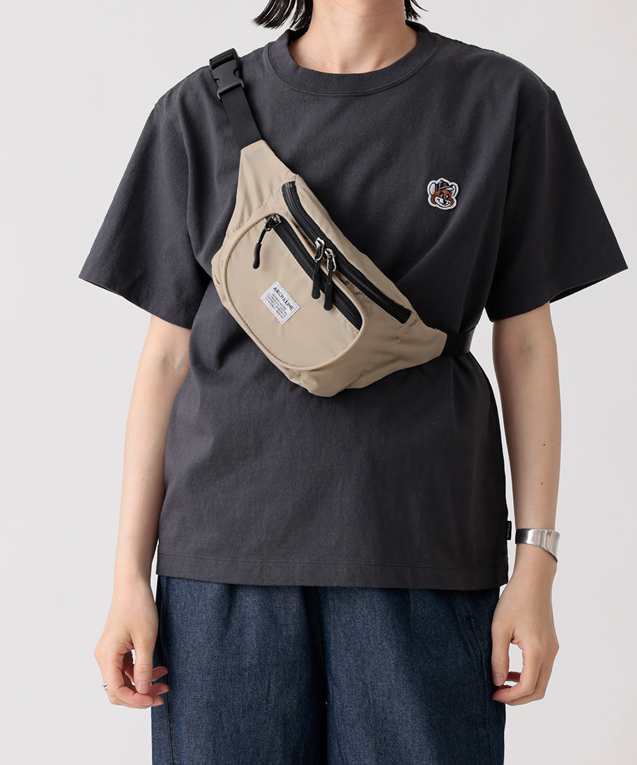 Re: NYLON WAIST BAG 弱撥水 軽量 リサイクルナイロン 親子兼用