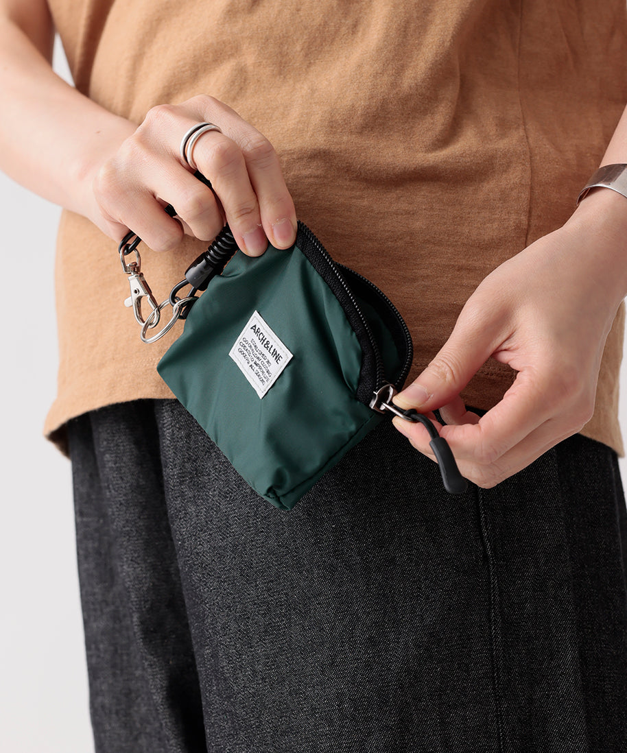 Re: NYLON MINI POUCH 弱撥水 軽量 リサイクルナイロン