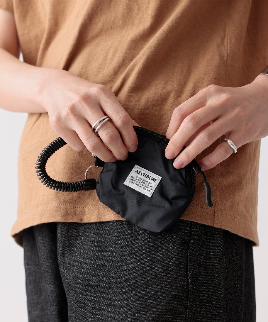Re: NYLON MINI POUCH 弱撥水 軽量 リサイクルナイロン