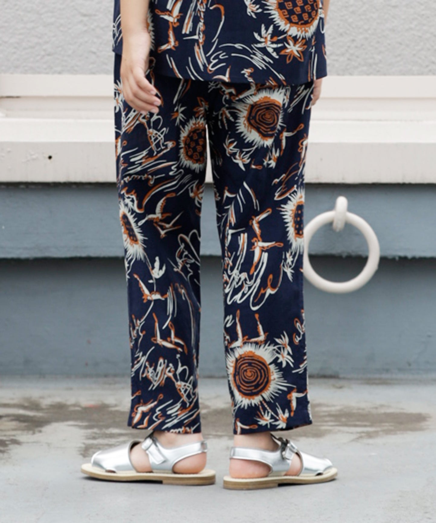 SUMMER PRINT EASY PANTS