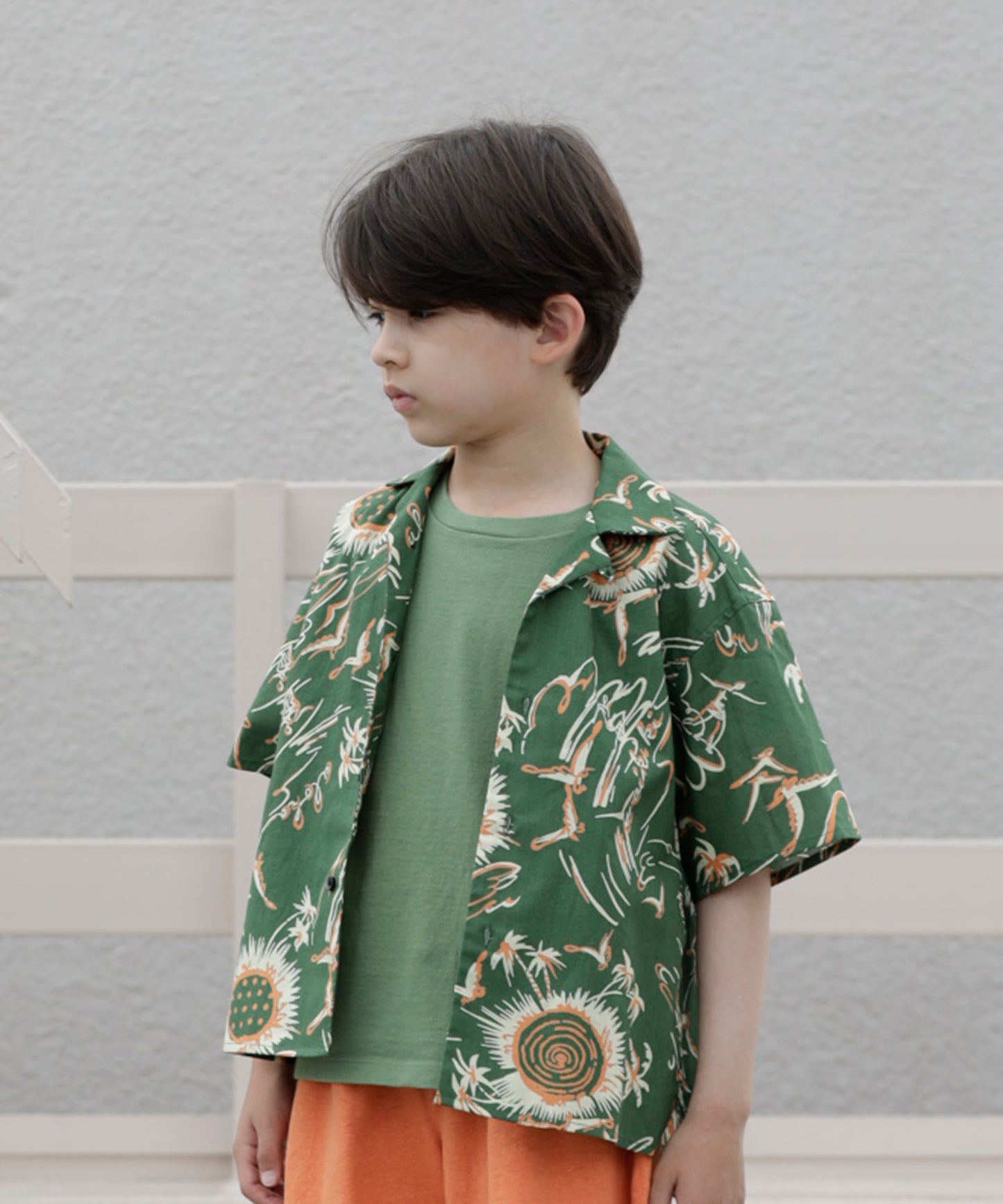 SUMMER PRINT H/S SHIRT