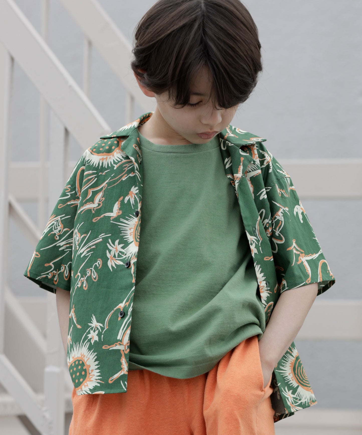 SUMMER PRINT H/S SHIRT