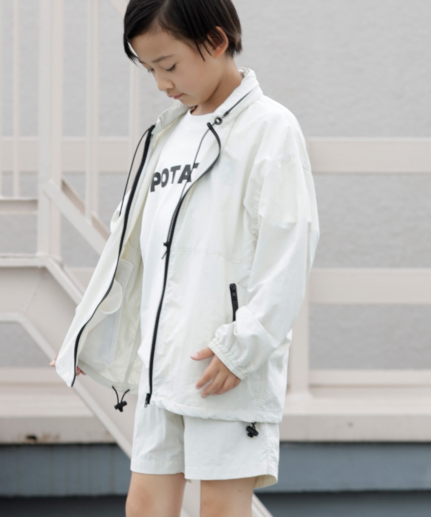 《環境配慮素材》UV Re:NYLON PARKA 紫外線カット 撥水 接触冷感 セットアップ対応