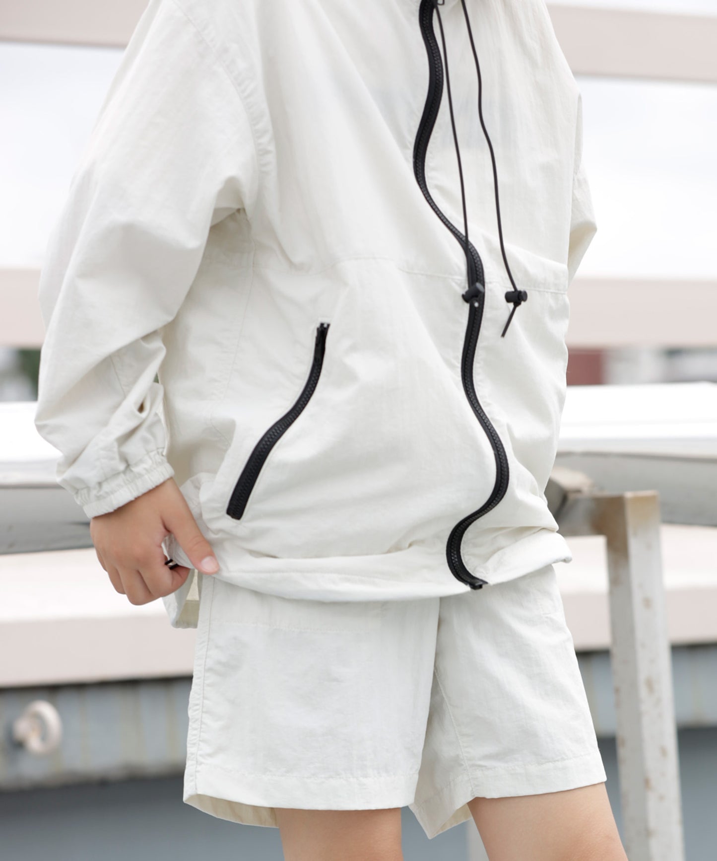 《環境配慮素材》UV Re:NYLON PARKA 紫外線カット 撥水 接触冷感 セットアップ対応