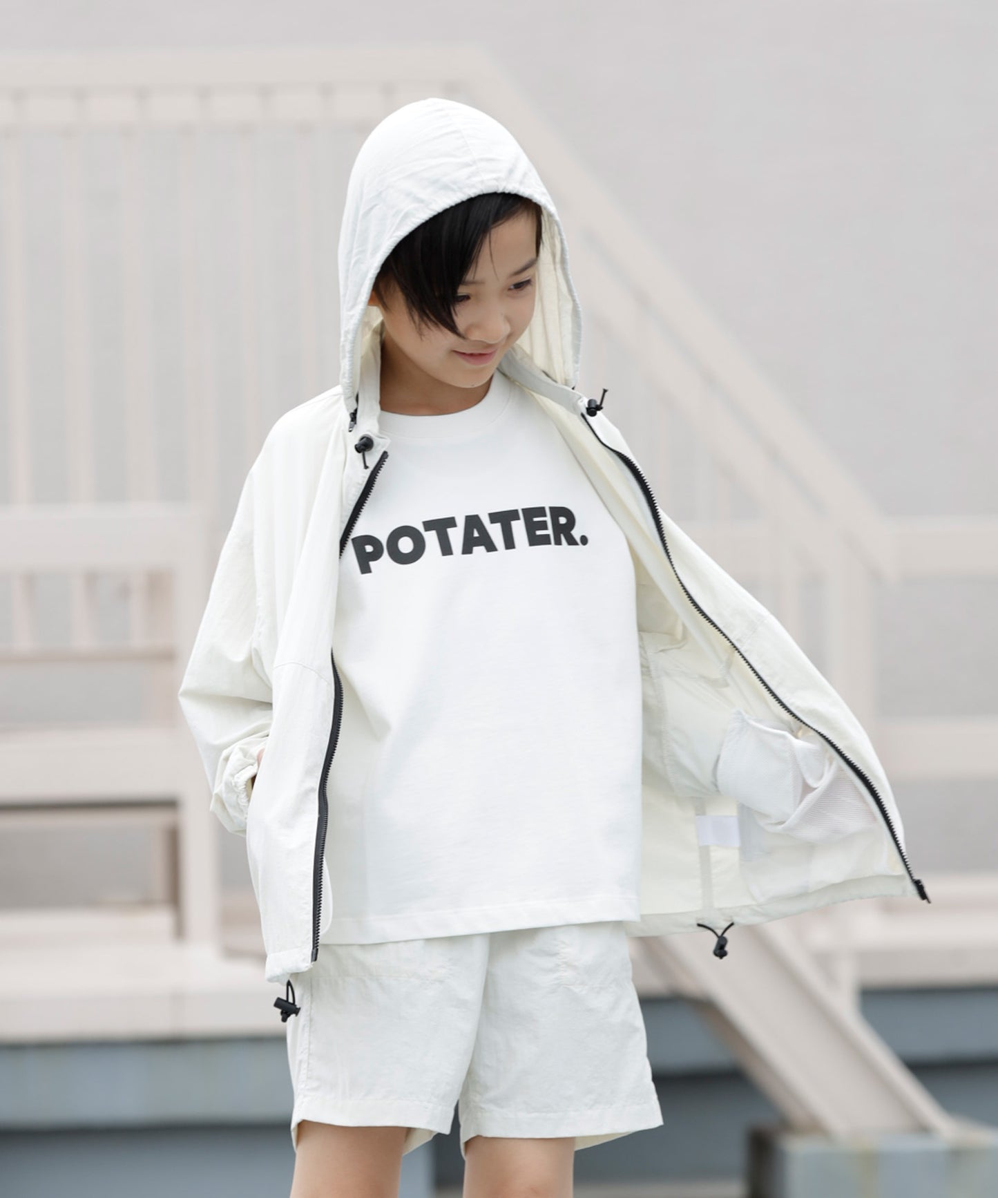 《環境配慮素材》UV Re:NYLON PARKA 紫外線カット 撥水 接触冷感 セットアップ対応