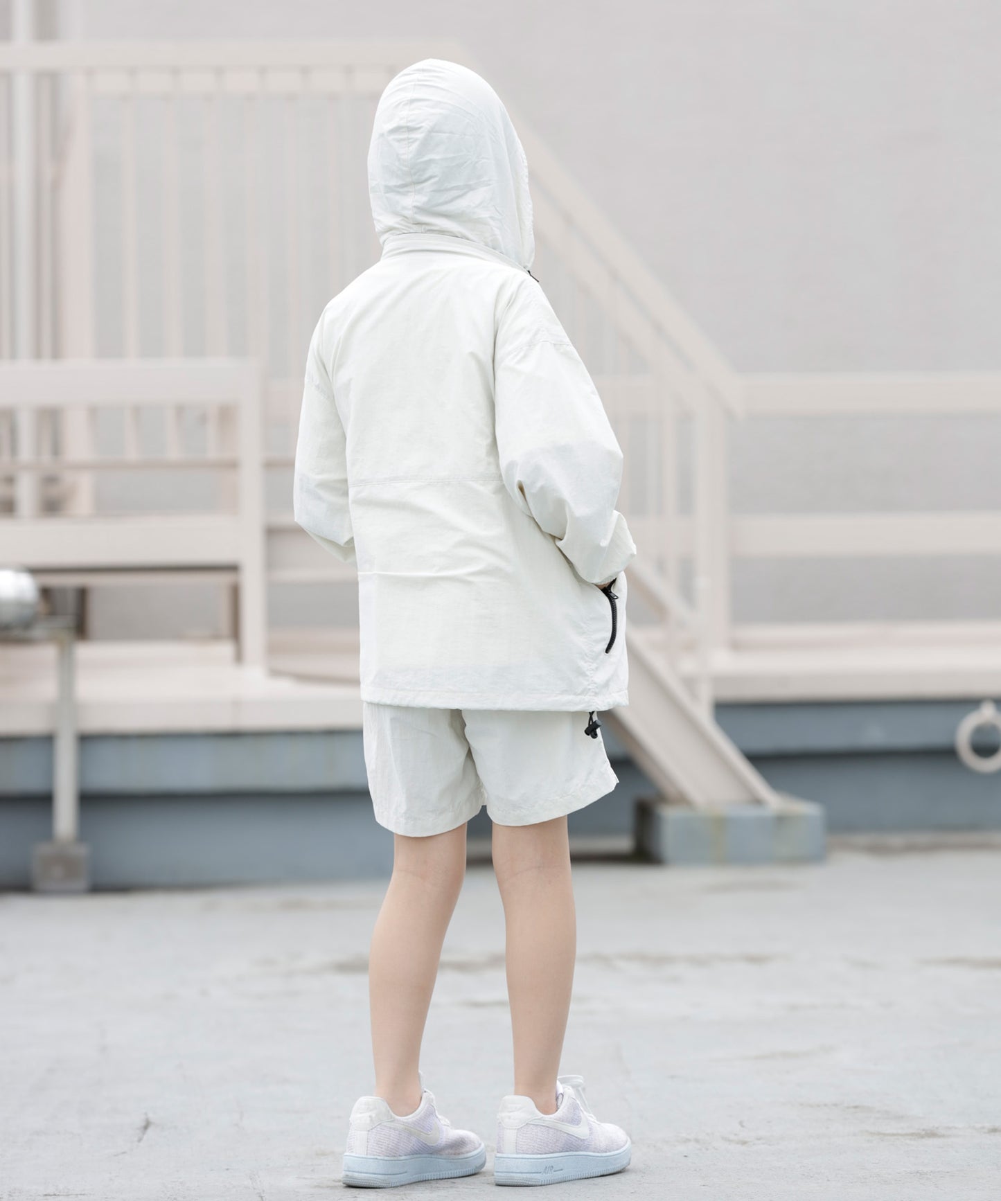 《環境配慮素材》UV Re:NYLON PARKA 紫外線カット 撥水 接触冷感 セットアップ対応