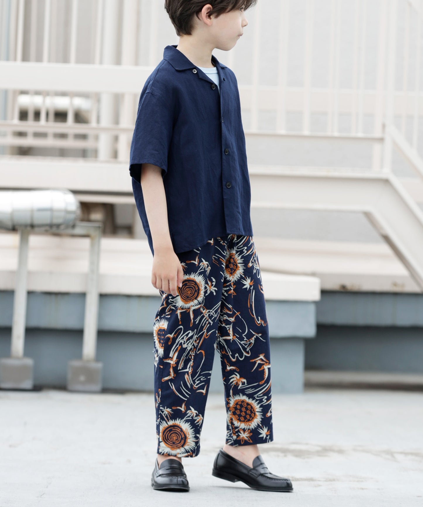 SUMMER PRINT EASY PANTS