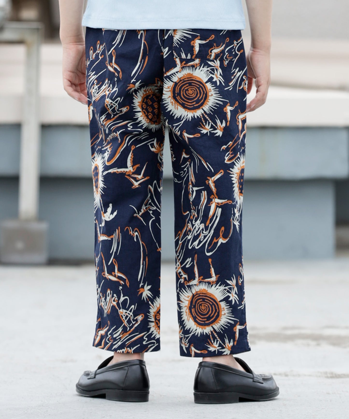 SUMMER PRINT EASY PANTS