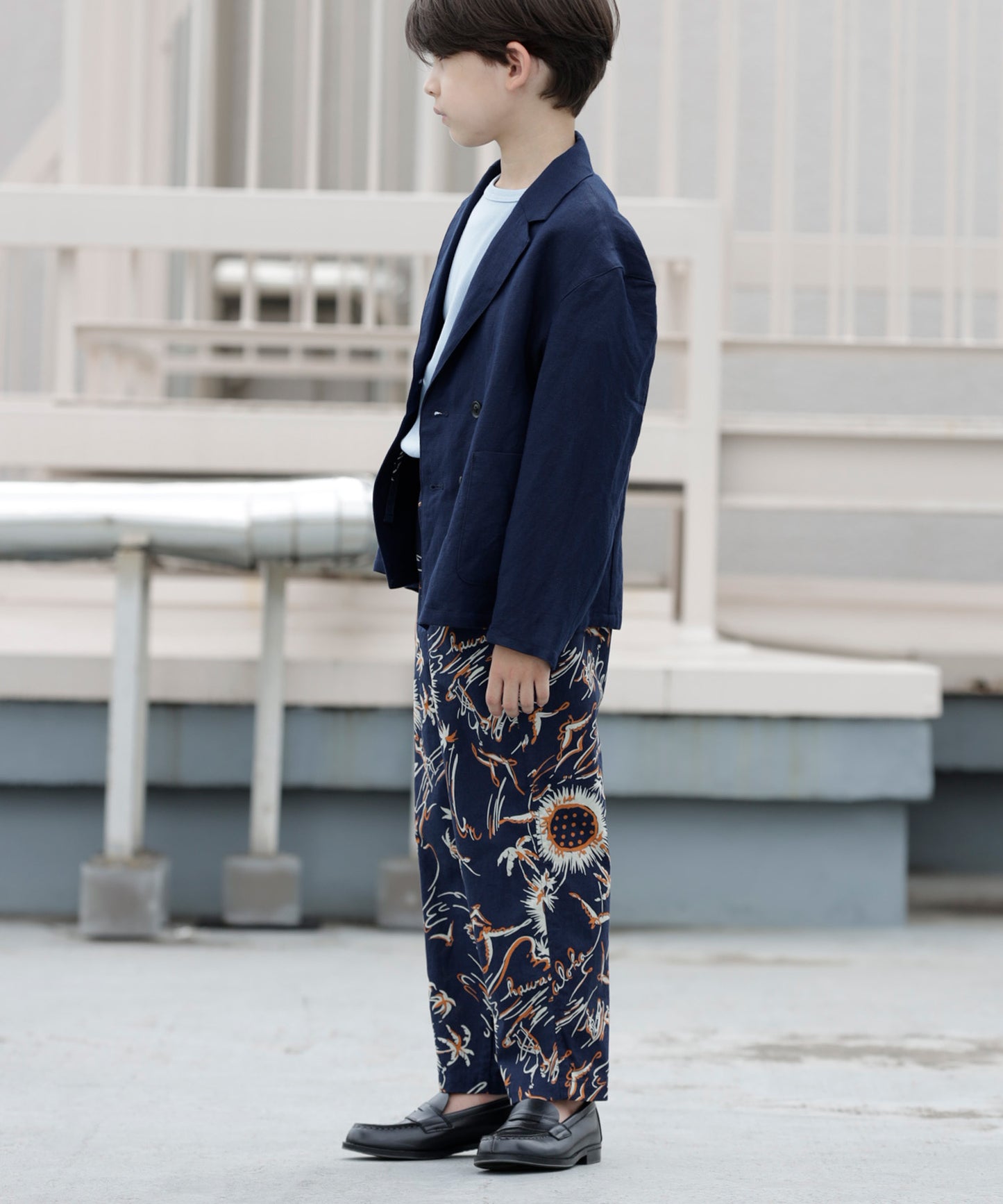 SUMMER PRINT EASY PANTS