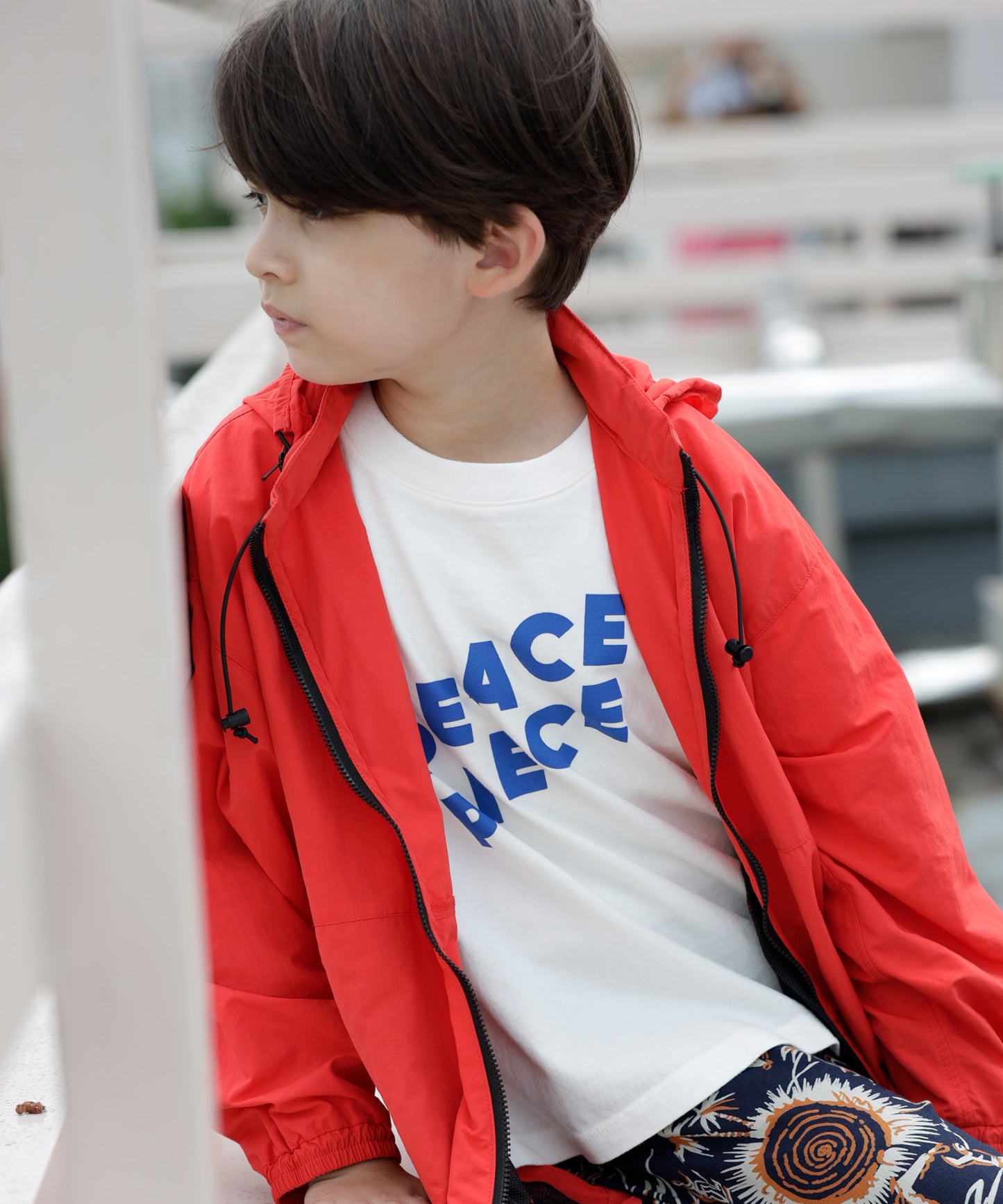 G/D COTTON PEACE TEE