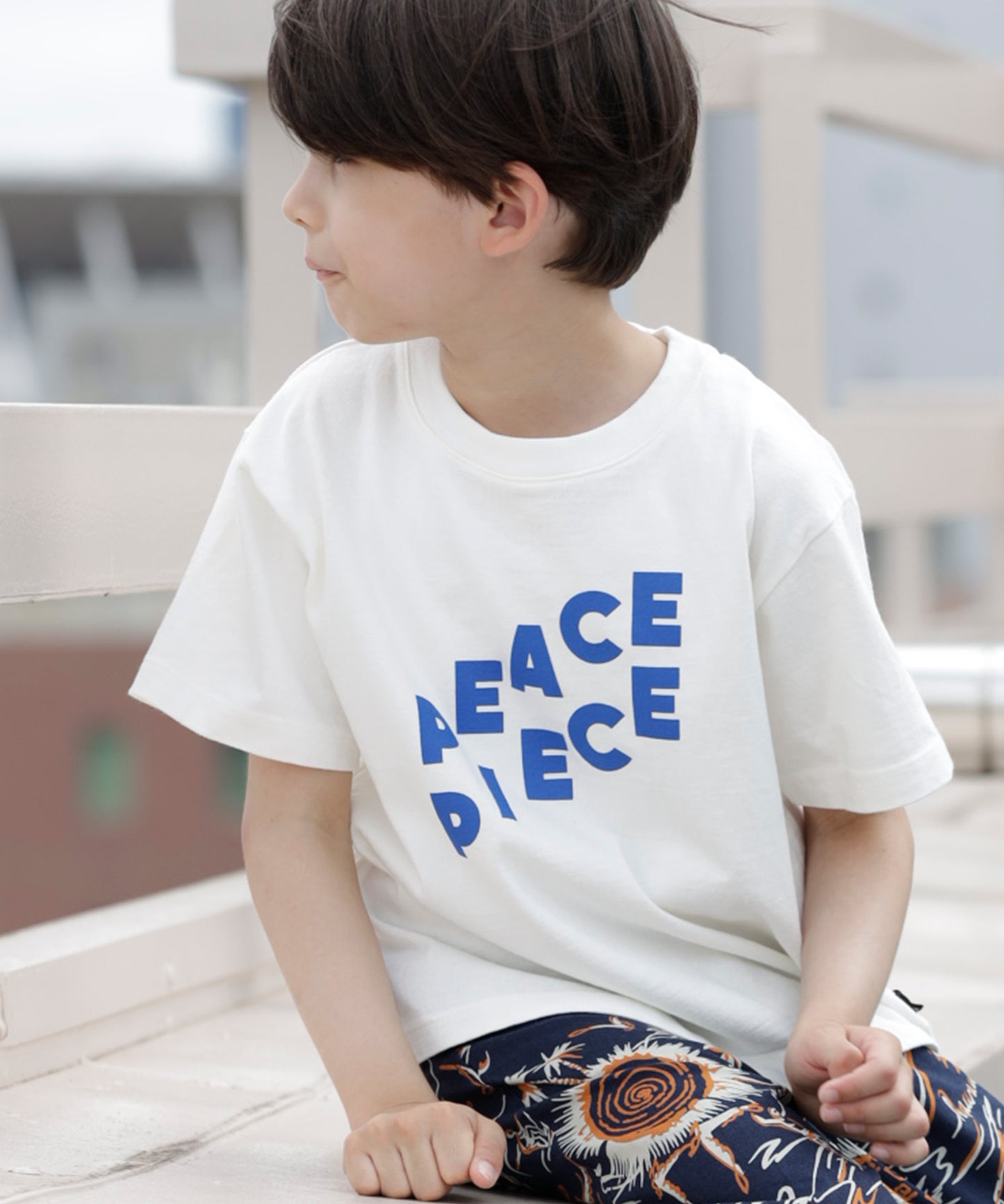 G/D COTTON PEACE TEE