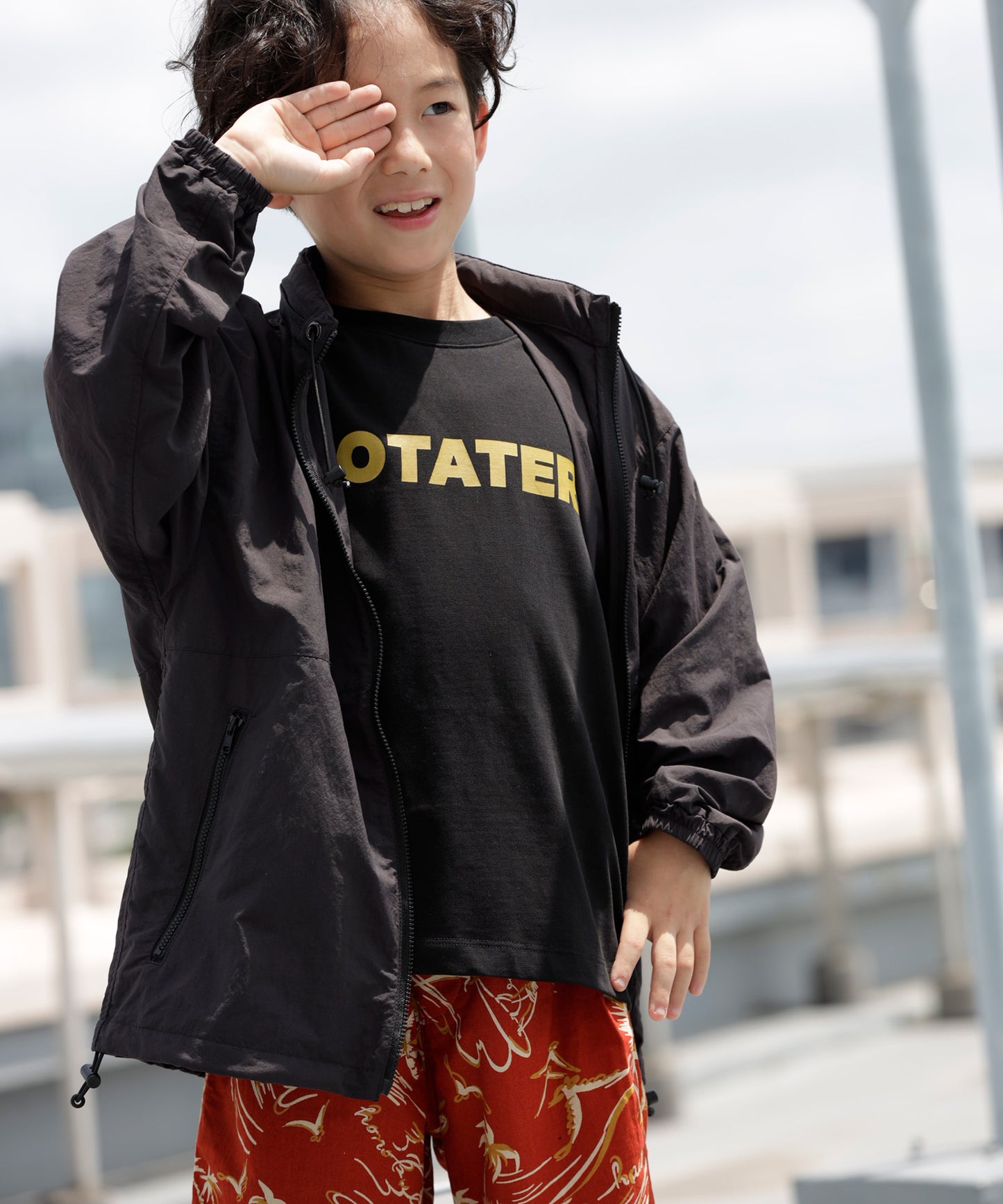 《環境配慮素材》UV Re:NYLON PARKA 紫外線カット 撥水 接触冷感 セットアップ対応