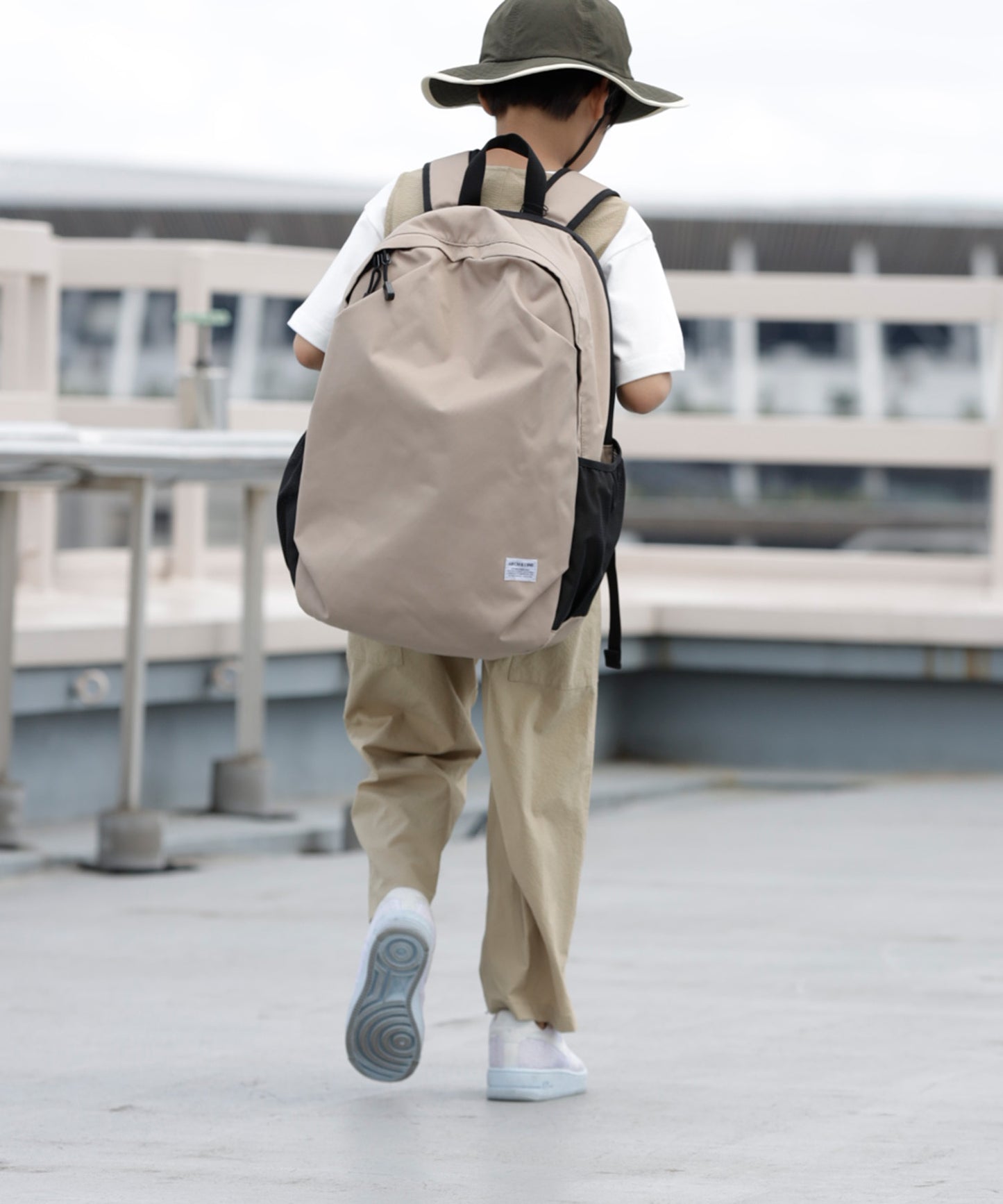 《環境配慮素材》GINGHAM SUCKER SALOPETTE ソロテックス 吸汗速乾